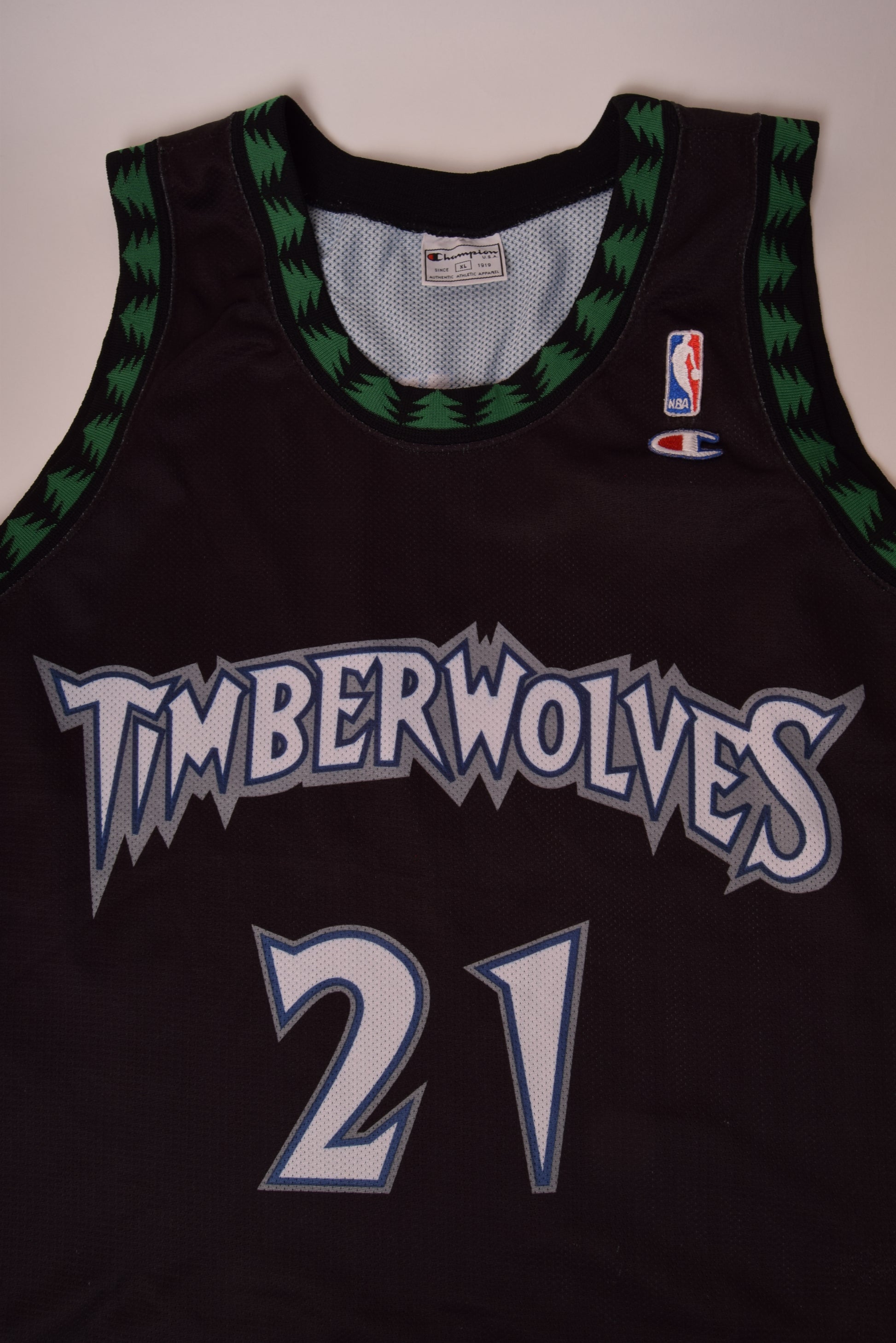 Kevin Garnett Minnesota Timberwolves Jersey Champion NBA 1997-1998 Size XL