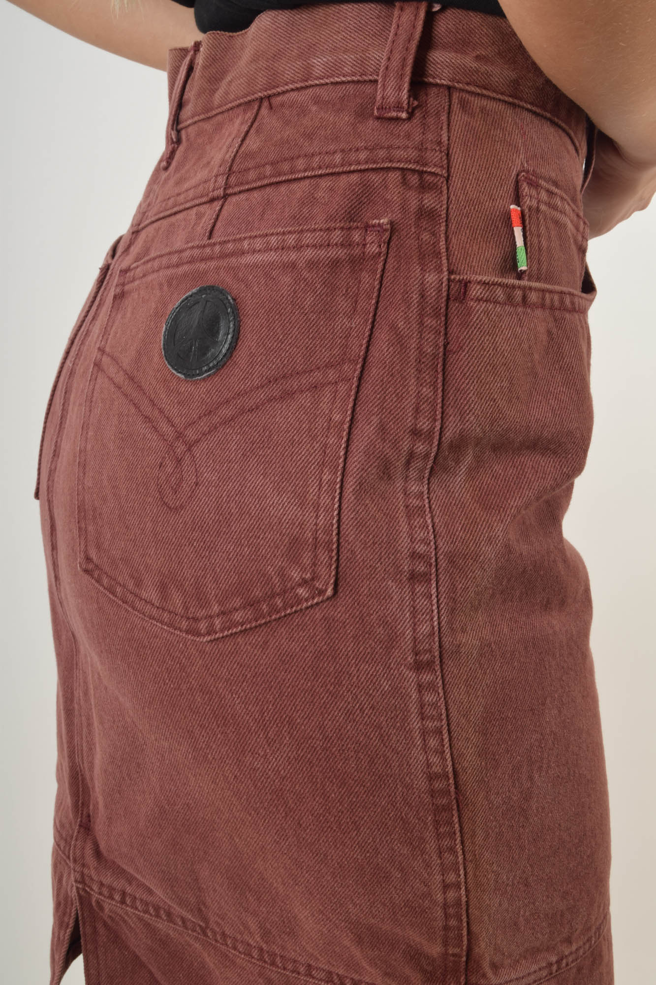 Vintage Moschino Denim Skirt Made in Italy
