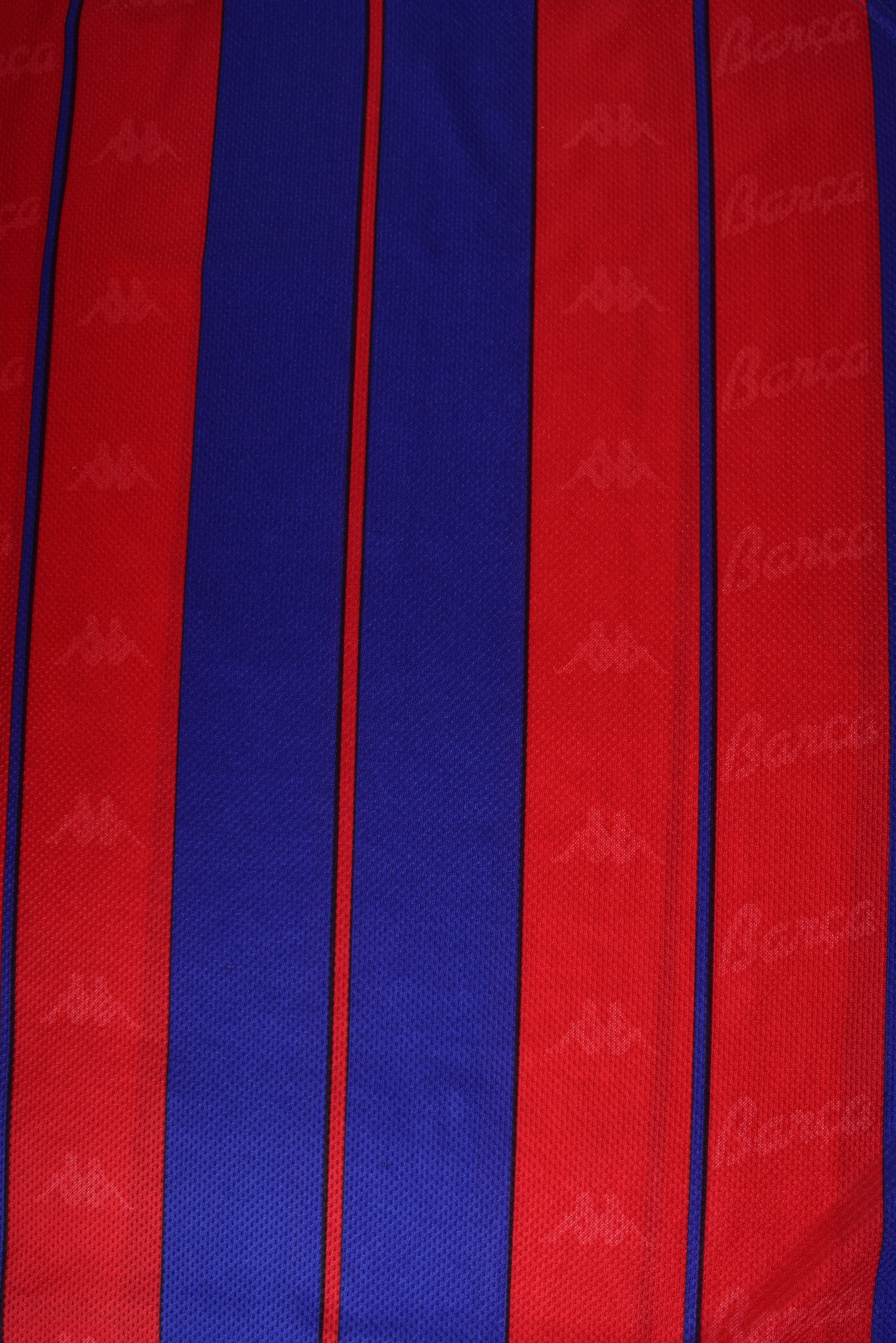 Vintage FC Barcelona Kappa Football Home Shirt '97-'98 Size XL Red Blue Made in Italy