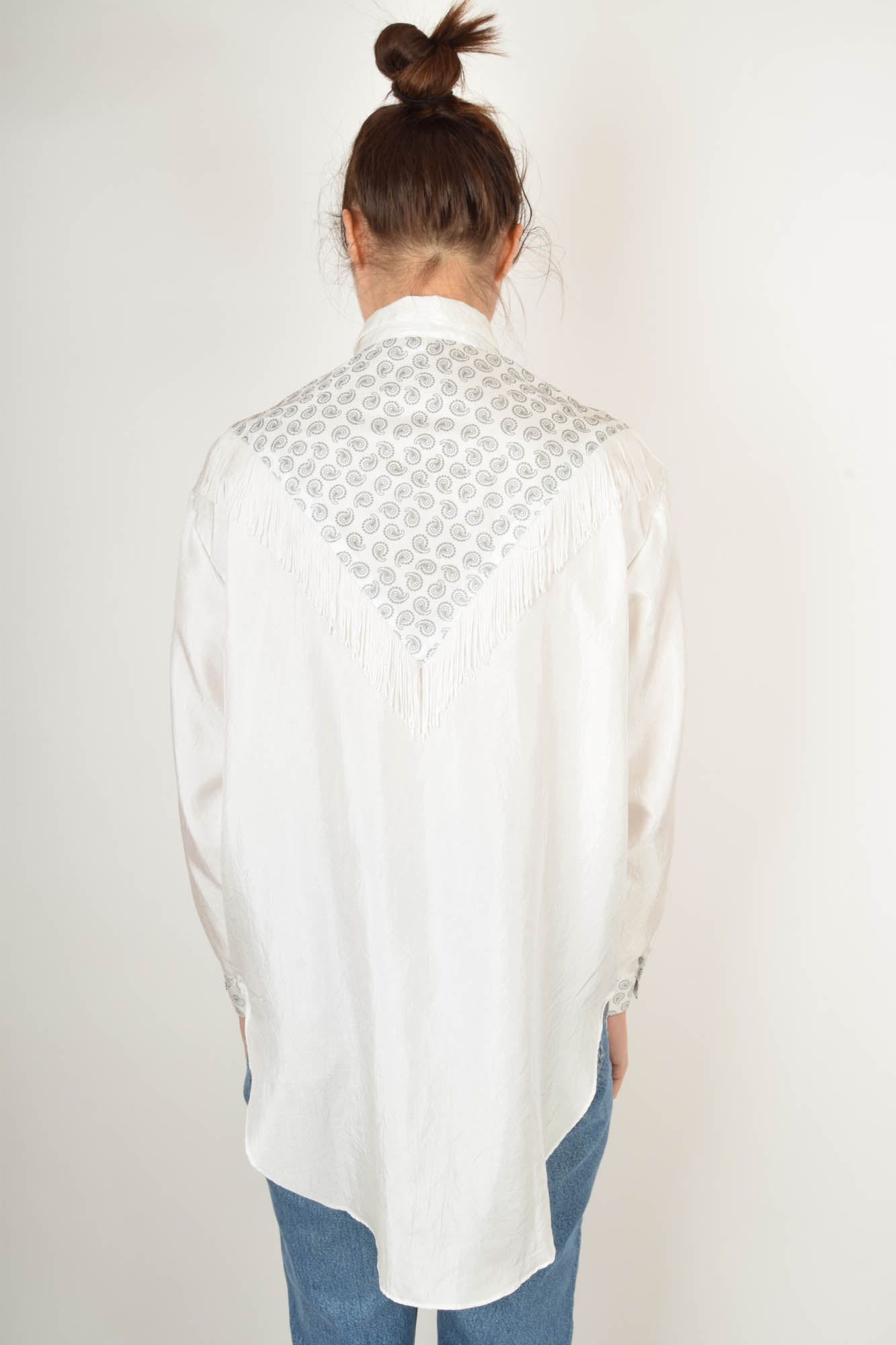 Vintage Shirt with Fringe 90's