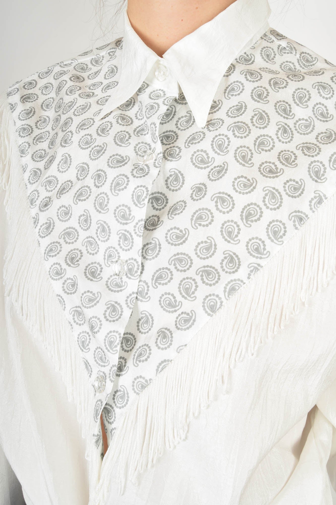 Vintage Shirt with Fringe 90's