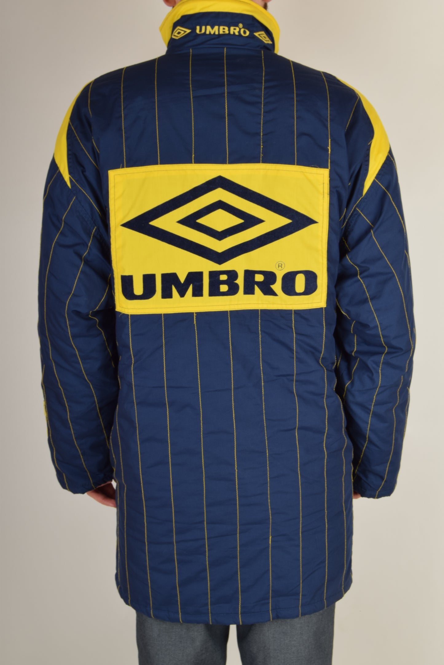 Vintage Umbro AC PARMA Padded Bench Coat 1992 - 1993 Size M