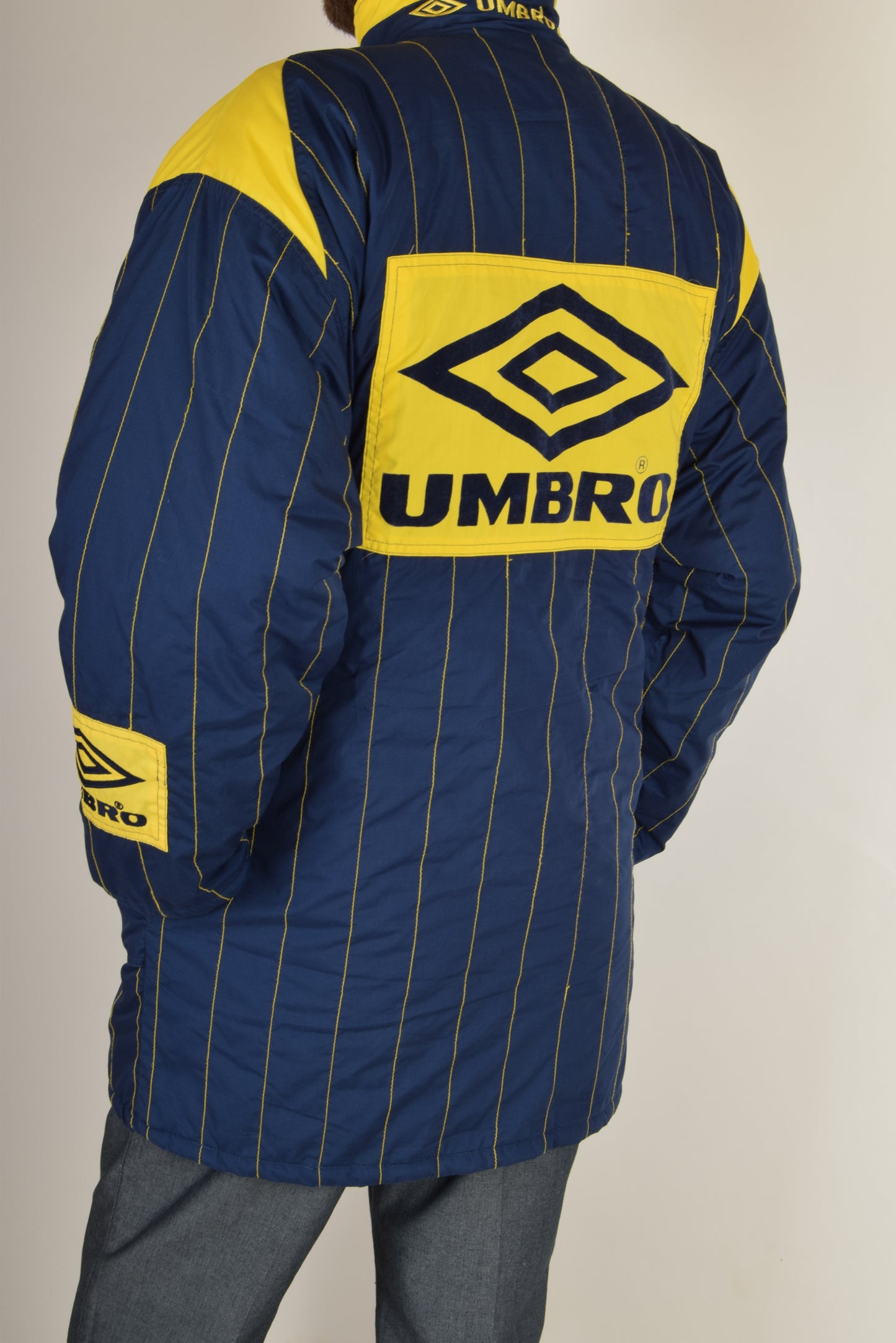 Vintage Umbro AC PARMA Padded Bench Coat 1992 - 1993 Size M