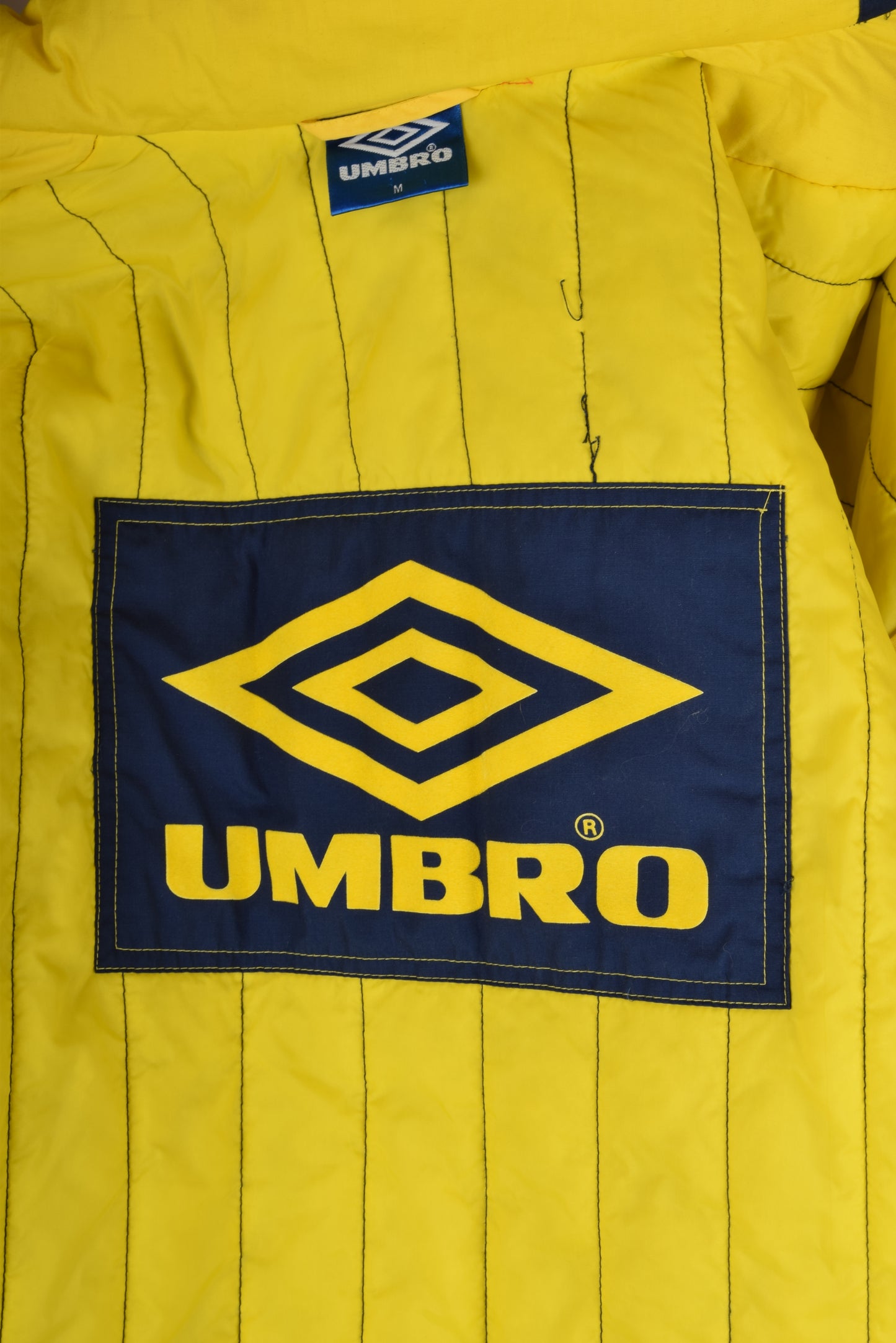 Vintage Umbro AC PARMA Padded Bench Coat 1992 - 1993 Size M