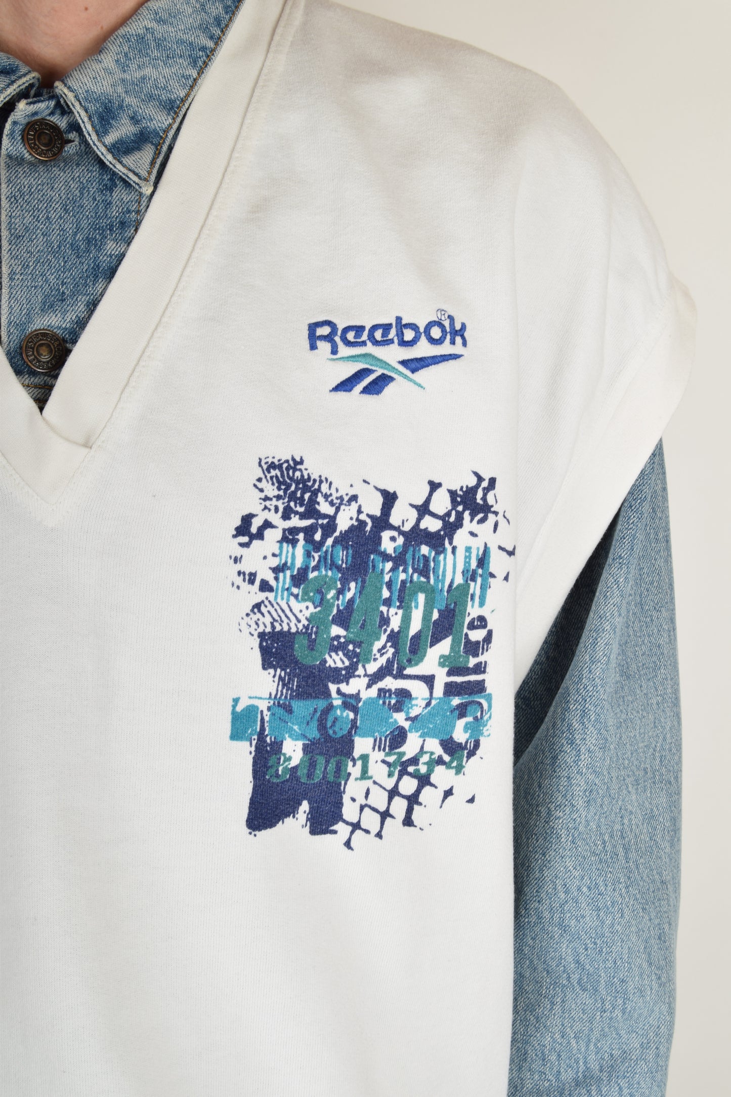 Vintage 90's Reebok Tennis Vest 90's Size XXL