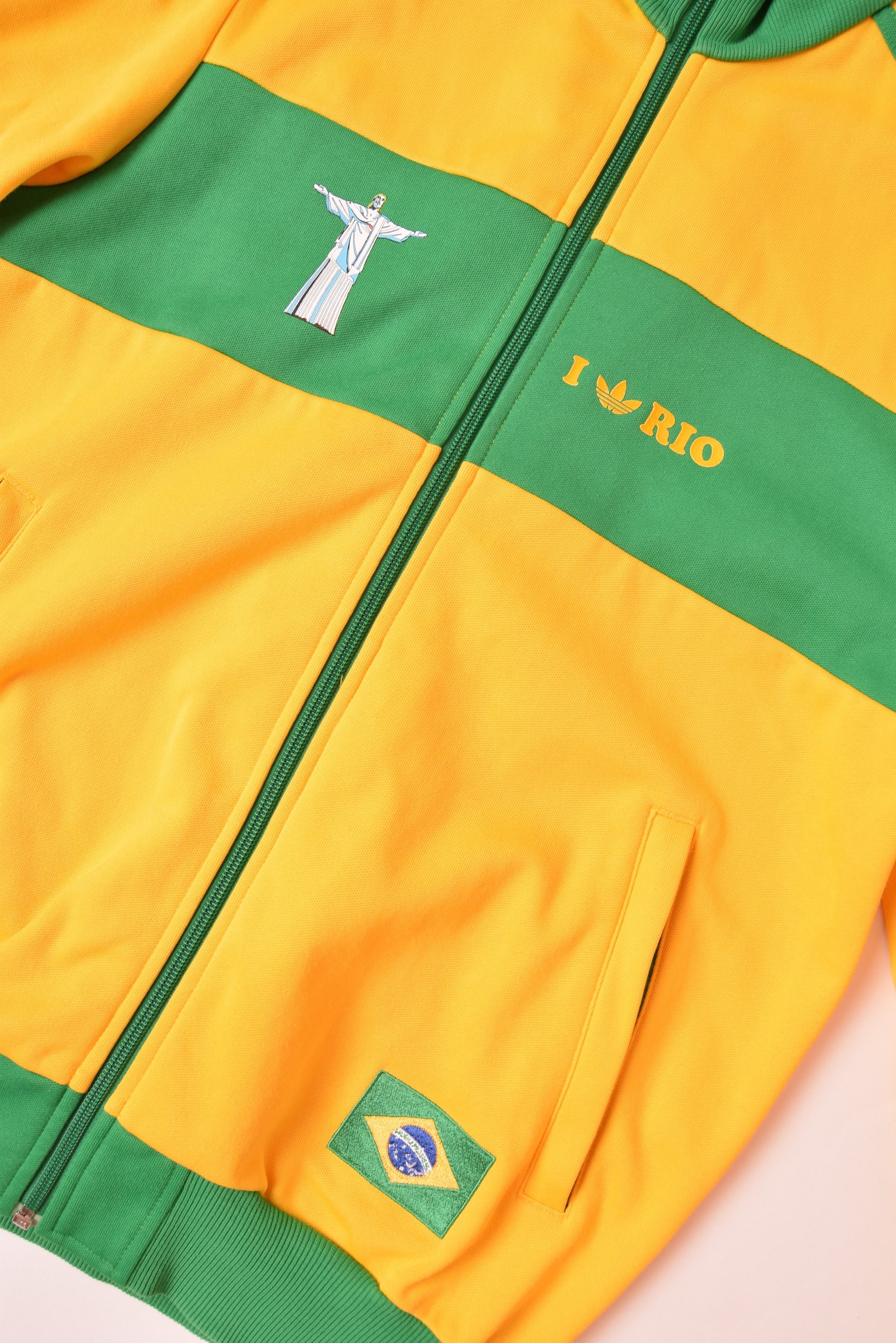 Adidas Originals I Love Rio de Janeiro Size M Yellow/Green