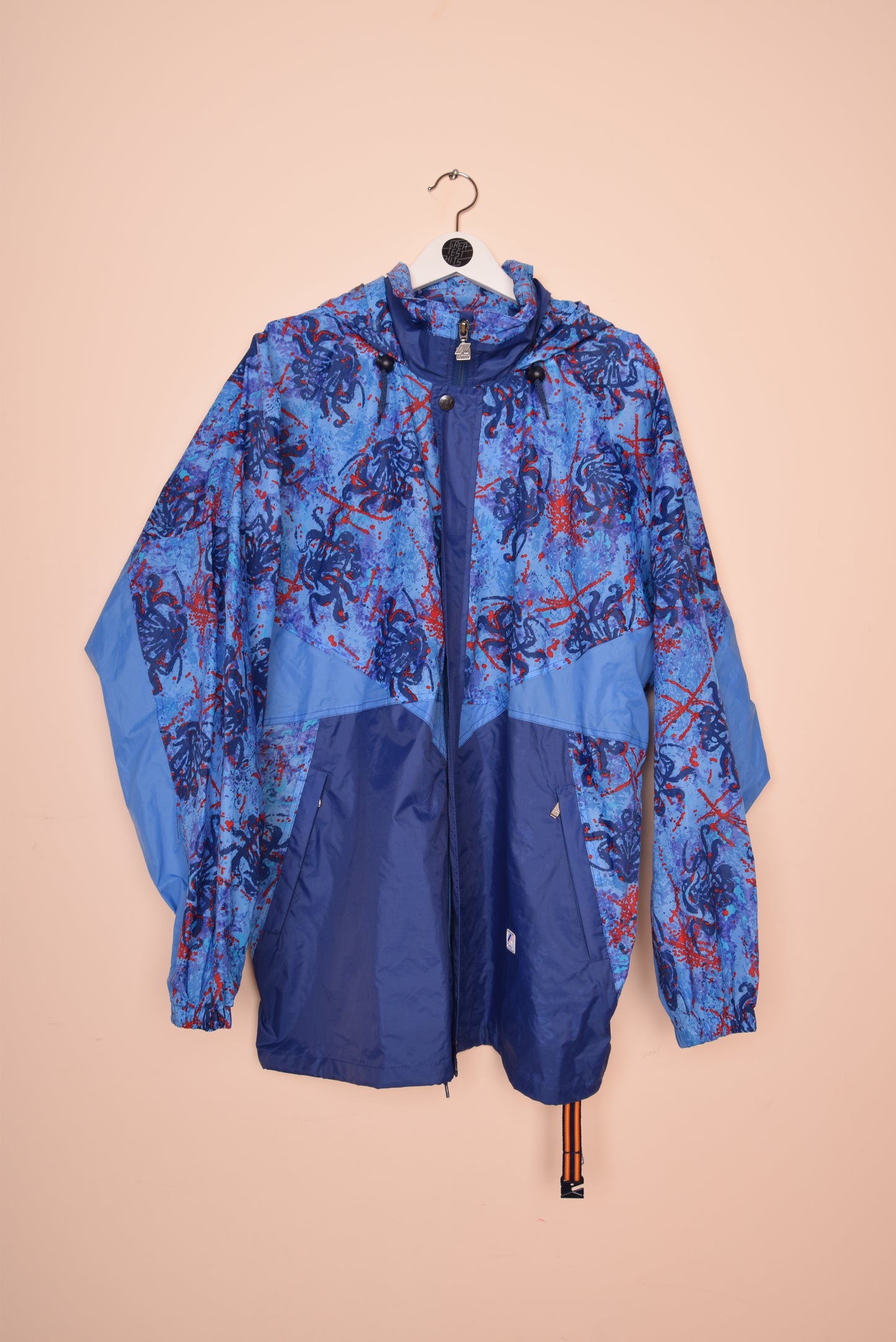 Vintage 90's K-WAY Festival Jacket Windbreaker Size XL