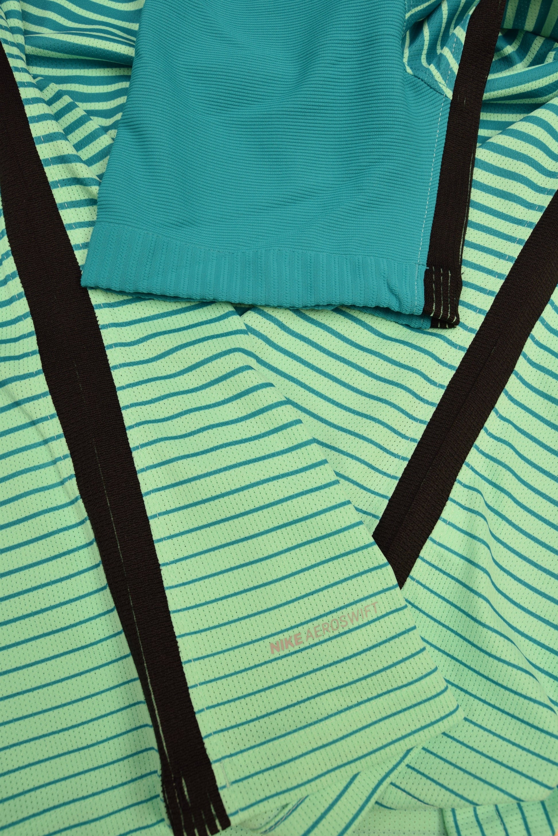 Authentic New Barcelona Nike Aeroswift 2016 - 2017 Player's Edition / Issue Away Third Football Shirt Size M BNWT Deadstock Unicef Teal Mint Green