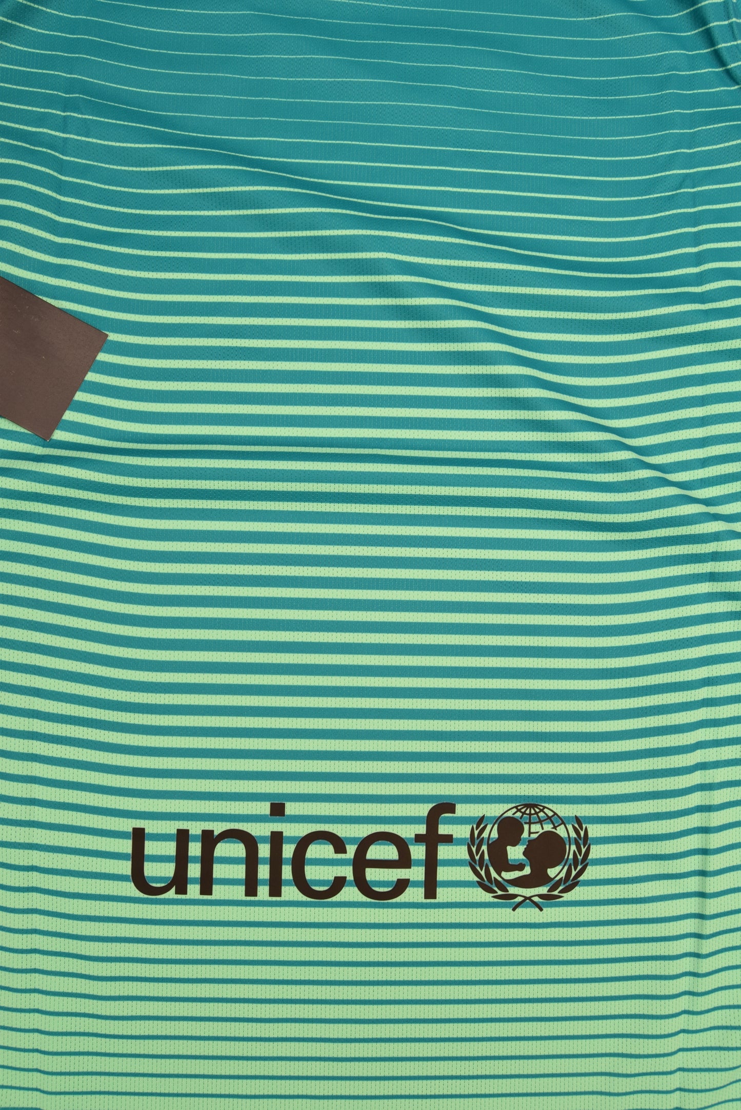 Authentic New Barcelona Nike Aeroswift 2016 - 2017 Player's Edition / Issue Away Third Football Shirt Size M BNWT Deadstock Unicef Teal Mint Green