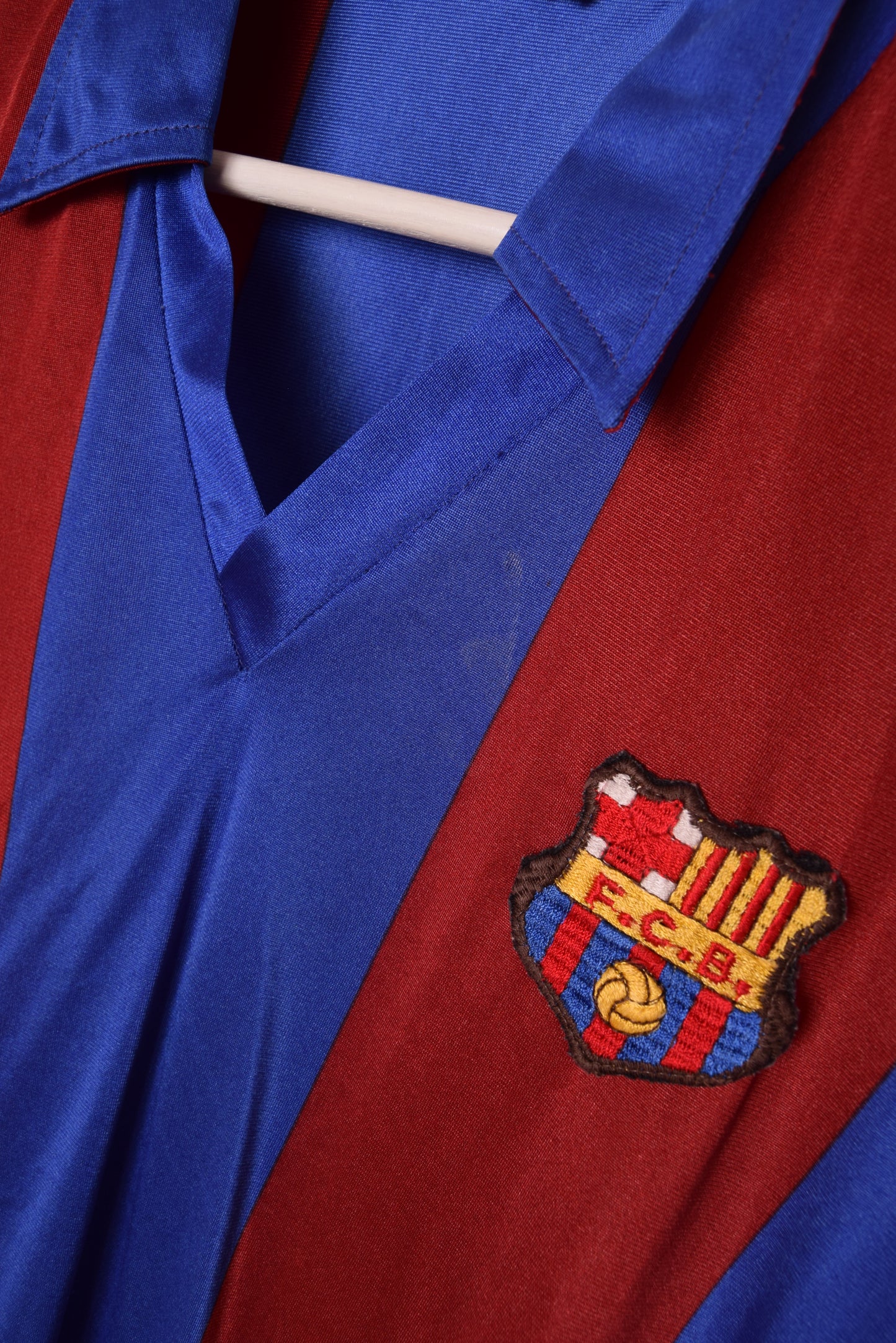 Vintage Meyba FC Barcelona Home Football Shirt / Jersey '84-89 Made in Spain Size S-M