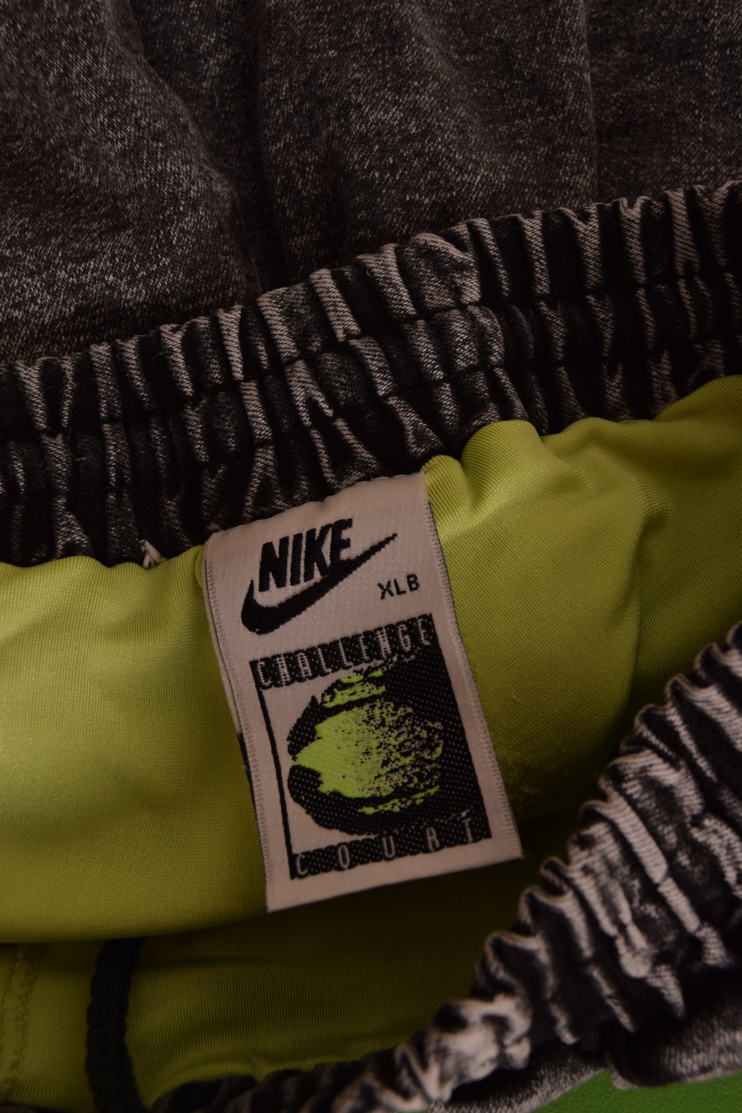 Nike Challenge Court Shorts Acid Washed With Leggins Attached Andre Agassi