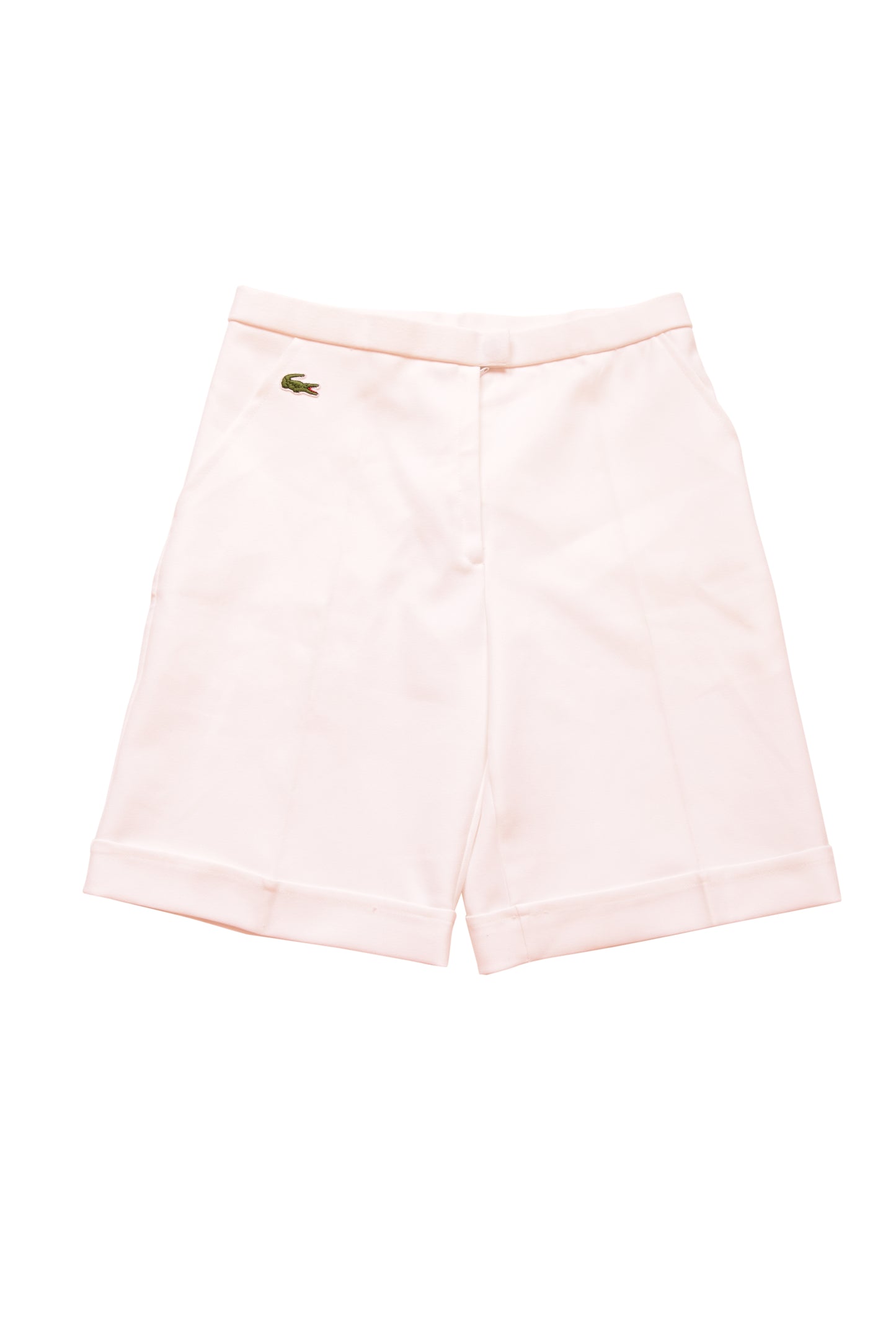 Vintage Lacoste Chemise 80's Shorts White Made in France
