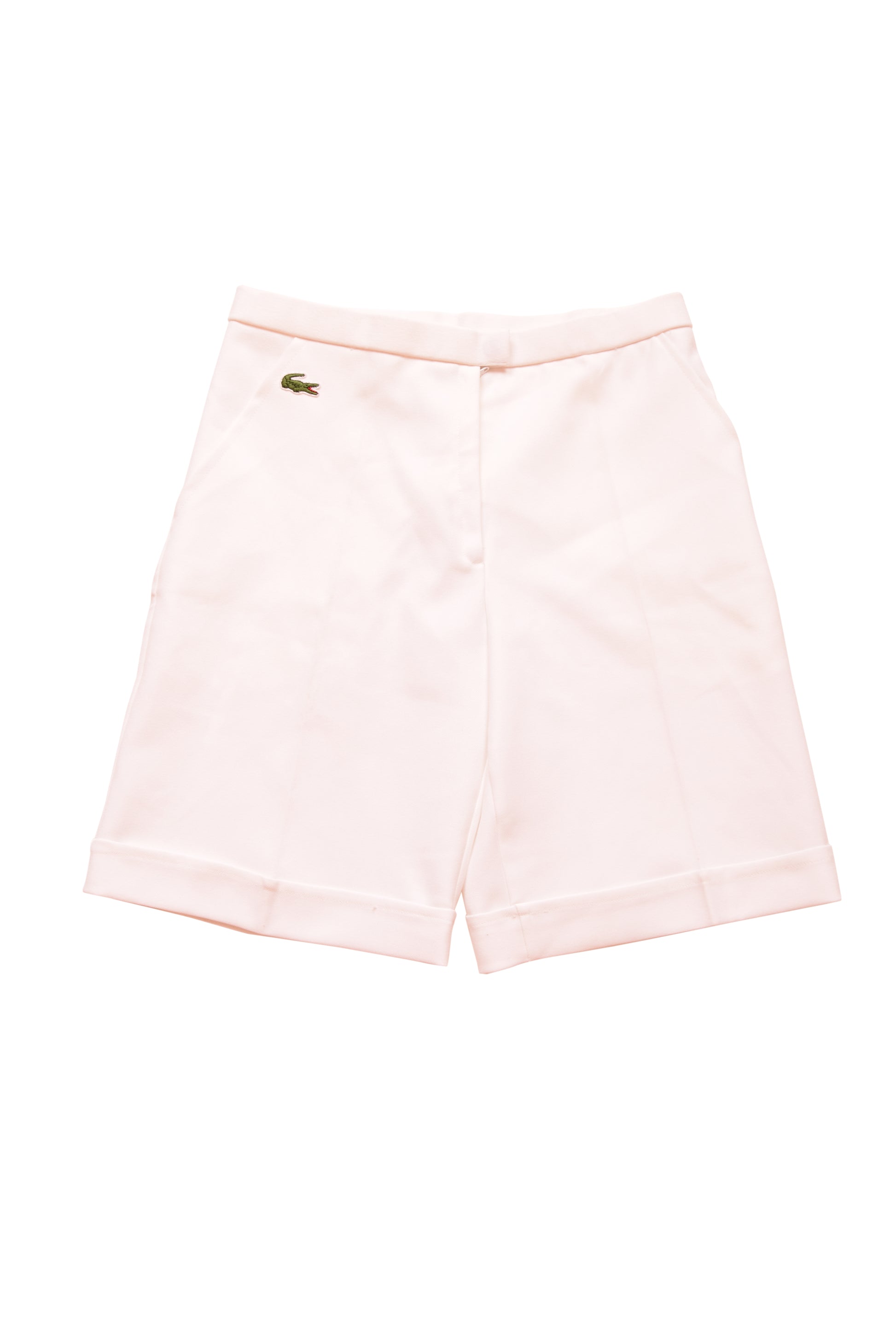 Vintage Lacoste Chemise 80's Shorts White Made in France