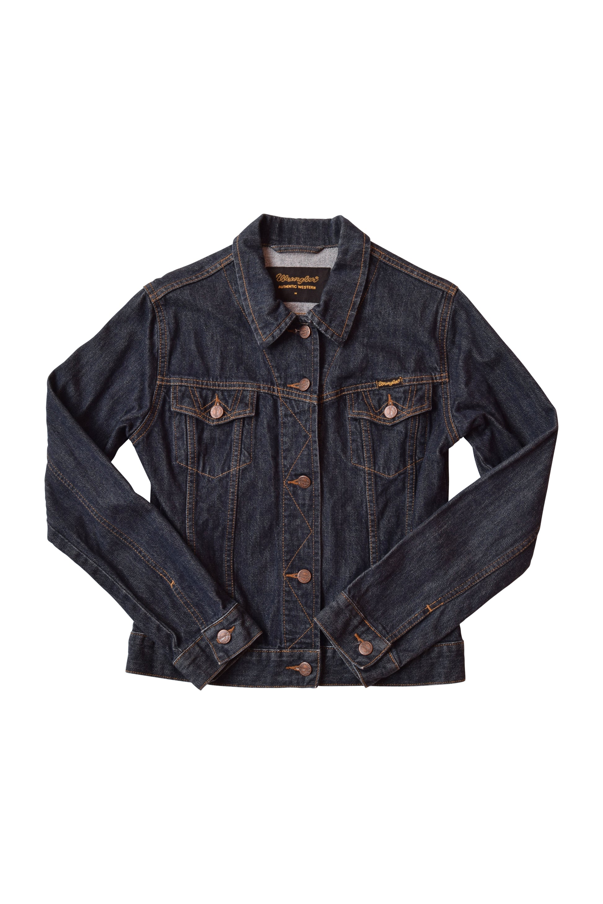 Vintage Wrangler Denim Jacket Authentic Western Size M