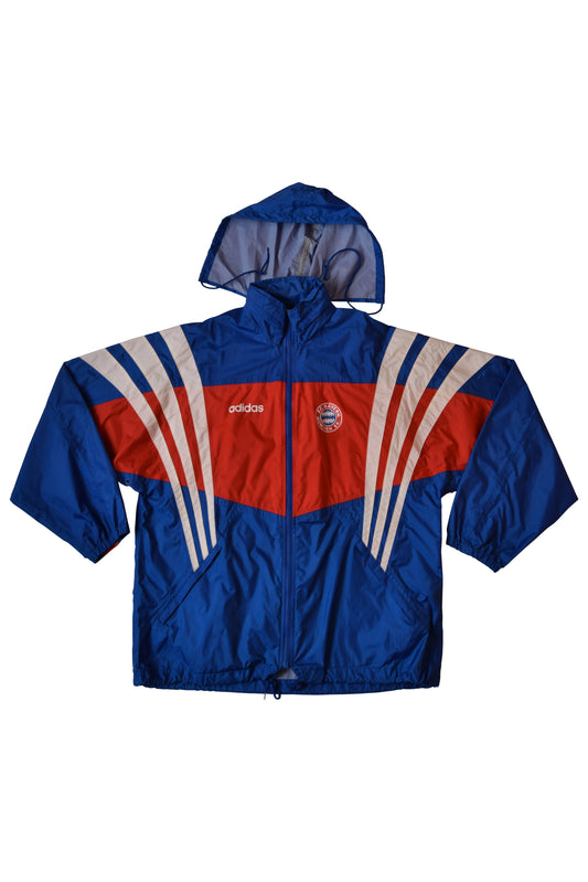 Vintage Bayern Munchen Adidas Windbreaker Rain Coat '96-'97 Nylon