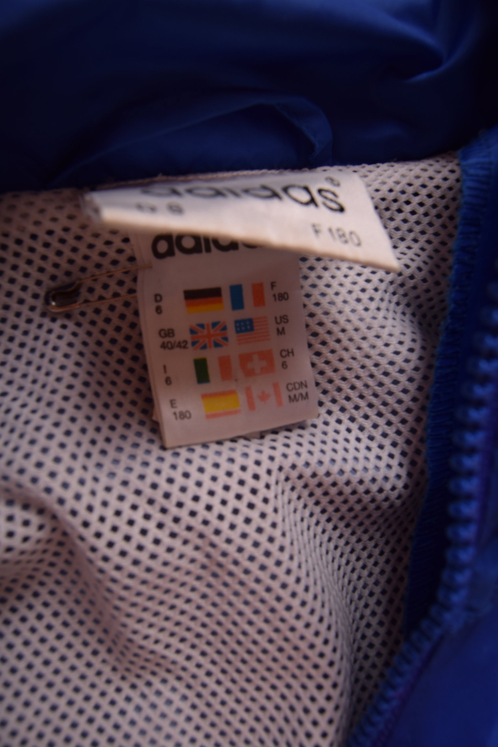 Vintage Bayern Munchen Adidas Windbreaker Rain Coat '96-'97 Nylon