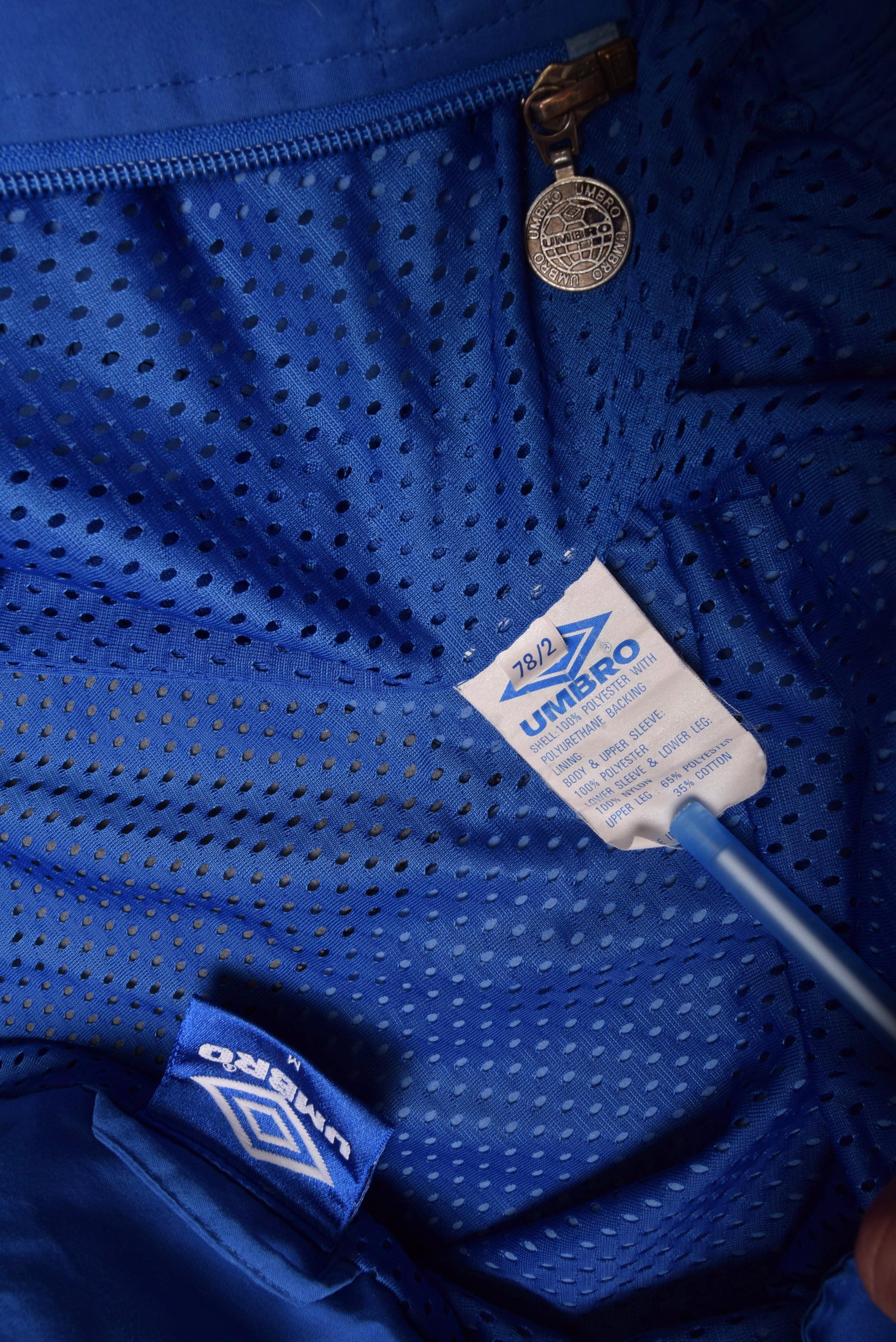 Internazionale Milano Umbro 1996 - 1997 Jacket Track Top Blue Black Yellow Size M