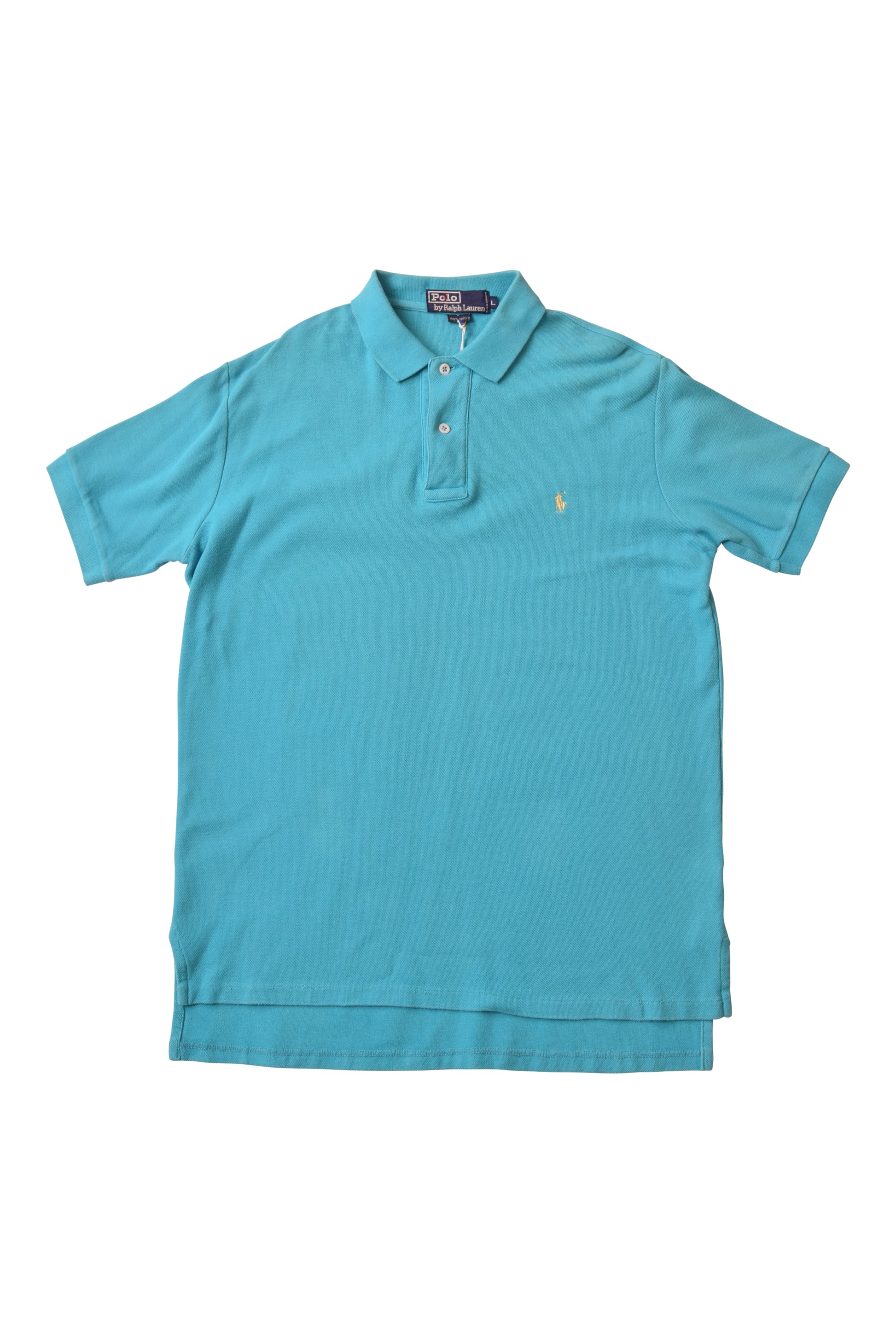 Vintage Ralph Lauren Polo Shirts 90's Size L Made in Singapore