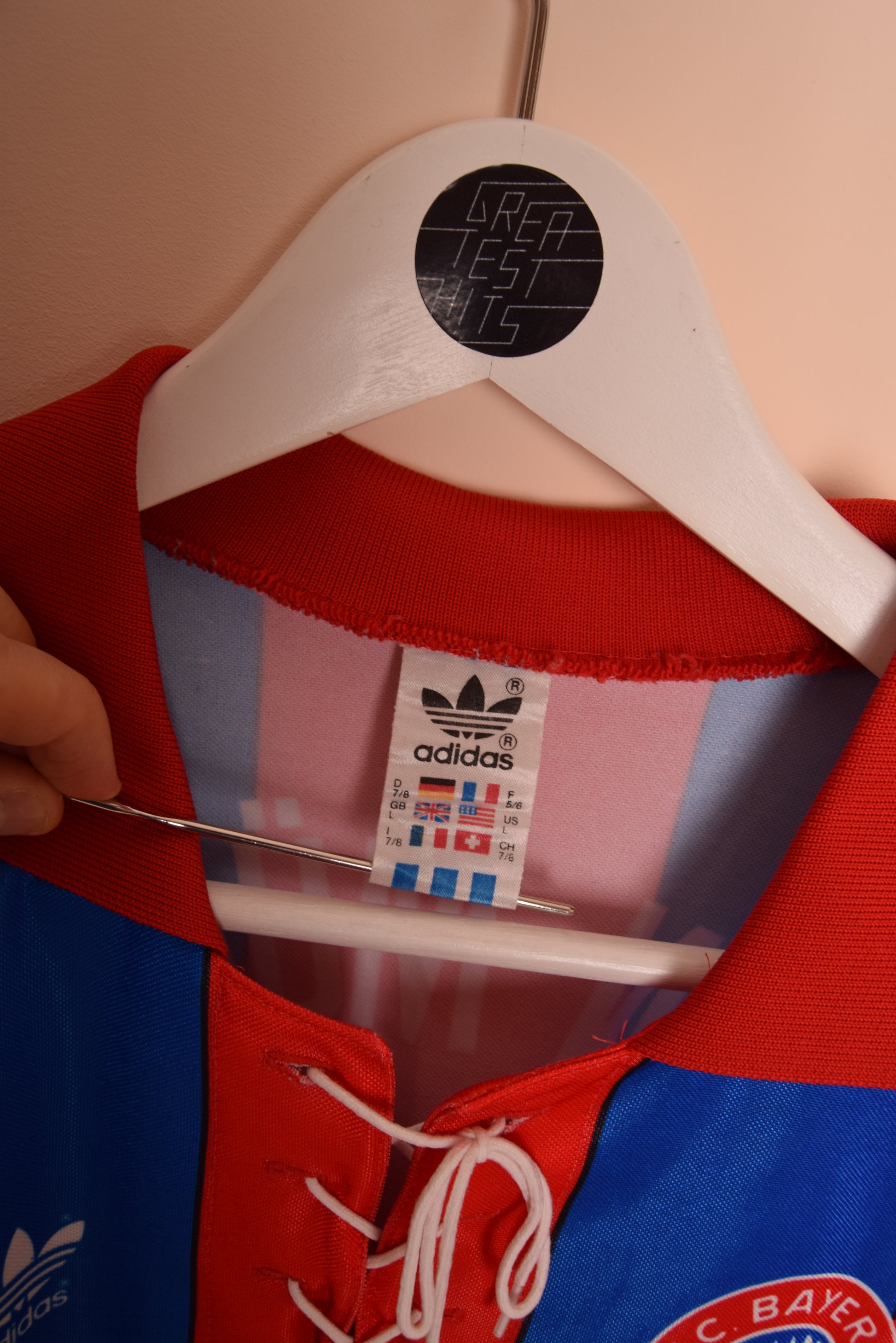 Very Rare Bayern Munich / Munchen Adidas 1989-1990 Special Edition 90th Anniversary Football shirt