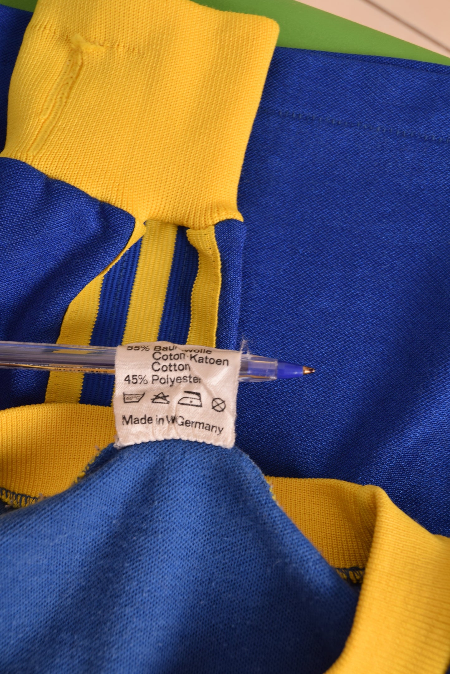 Vintage Karlsruher SC Adidas Erzeugnis Erima Football Shirt 70s 80s #15