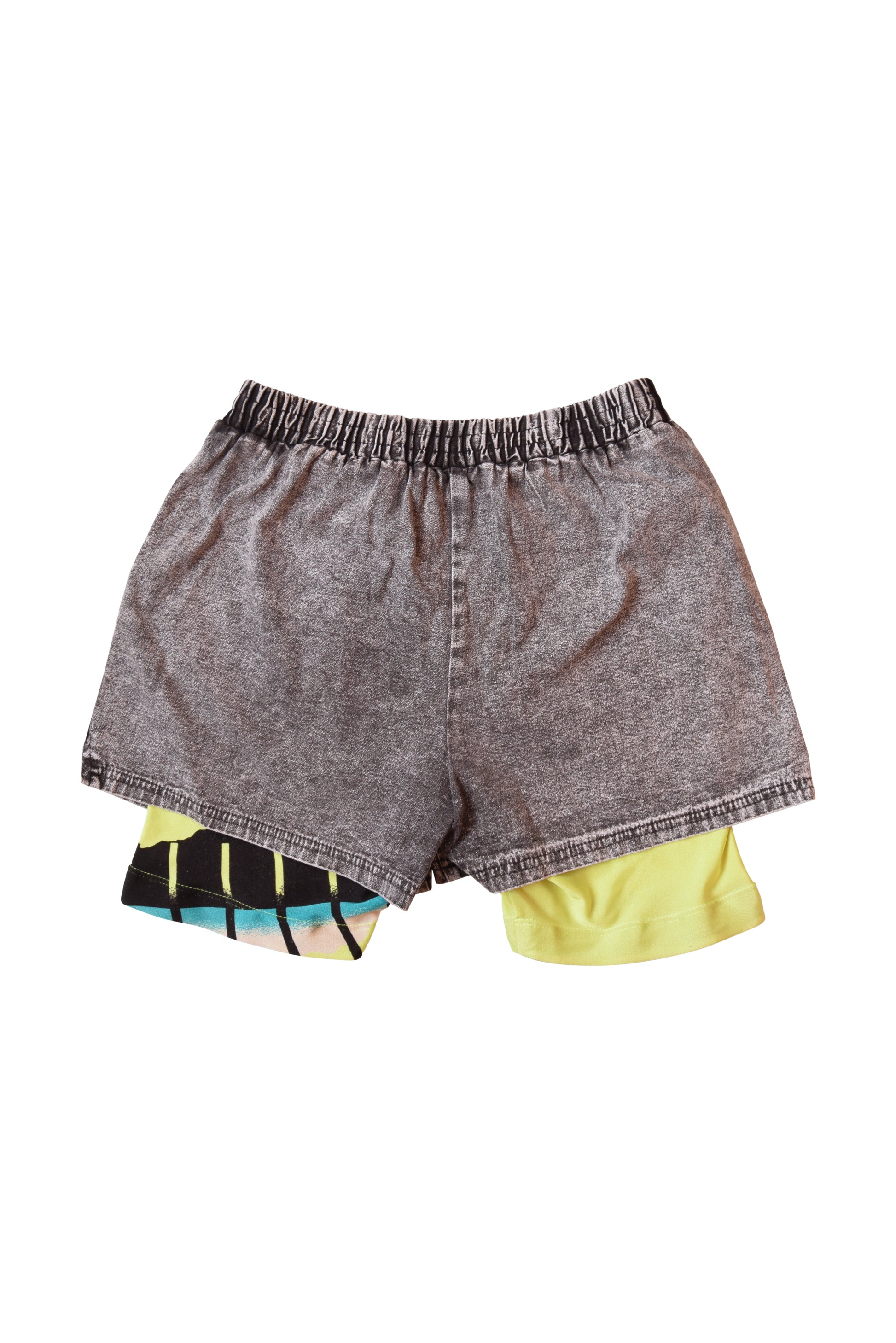 Nike Challenge Court Shorts Acid Washed With Leggins Attached Andre Agassi