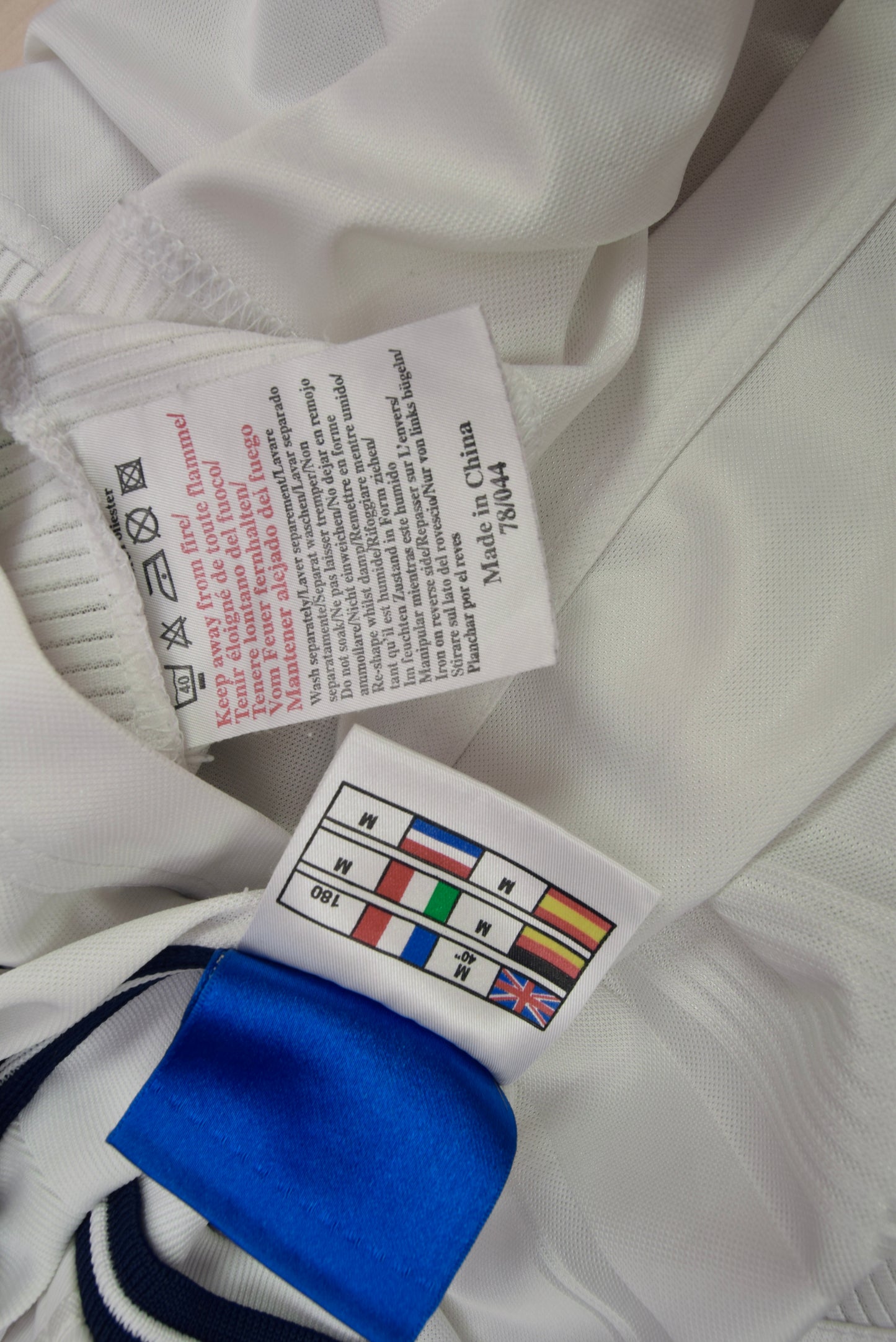 Vintage England Umbro Vapa Tech 1999 2000 2001 Home Football Shirt White Size M Euro 2000