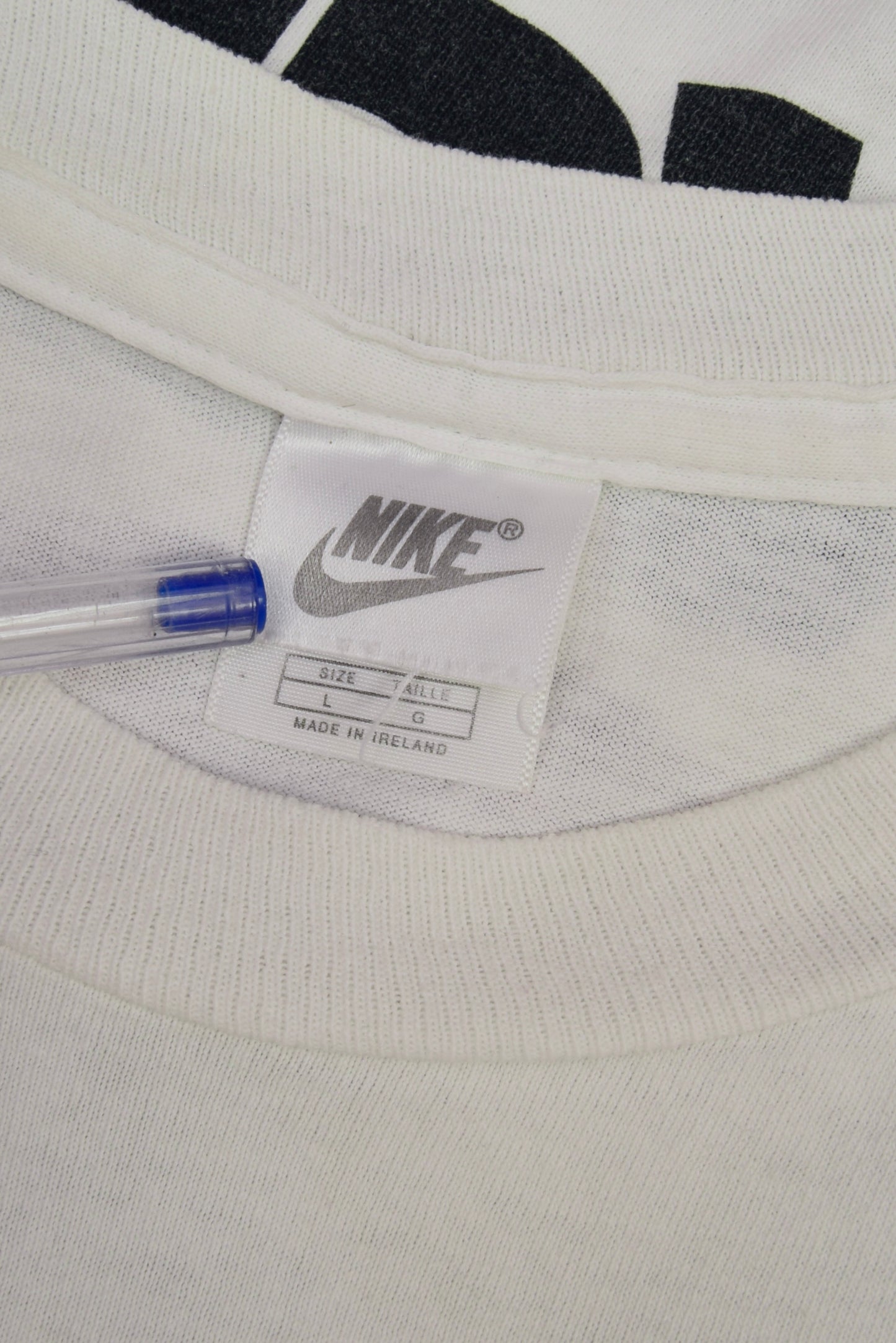 Jordan's Back Nike 1995 T-Shirt # 45 White Made in Ireland 100% Cotton NBA Basketball