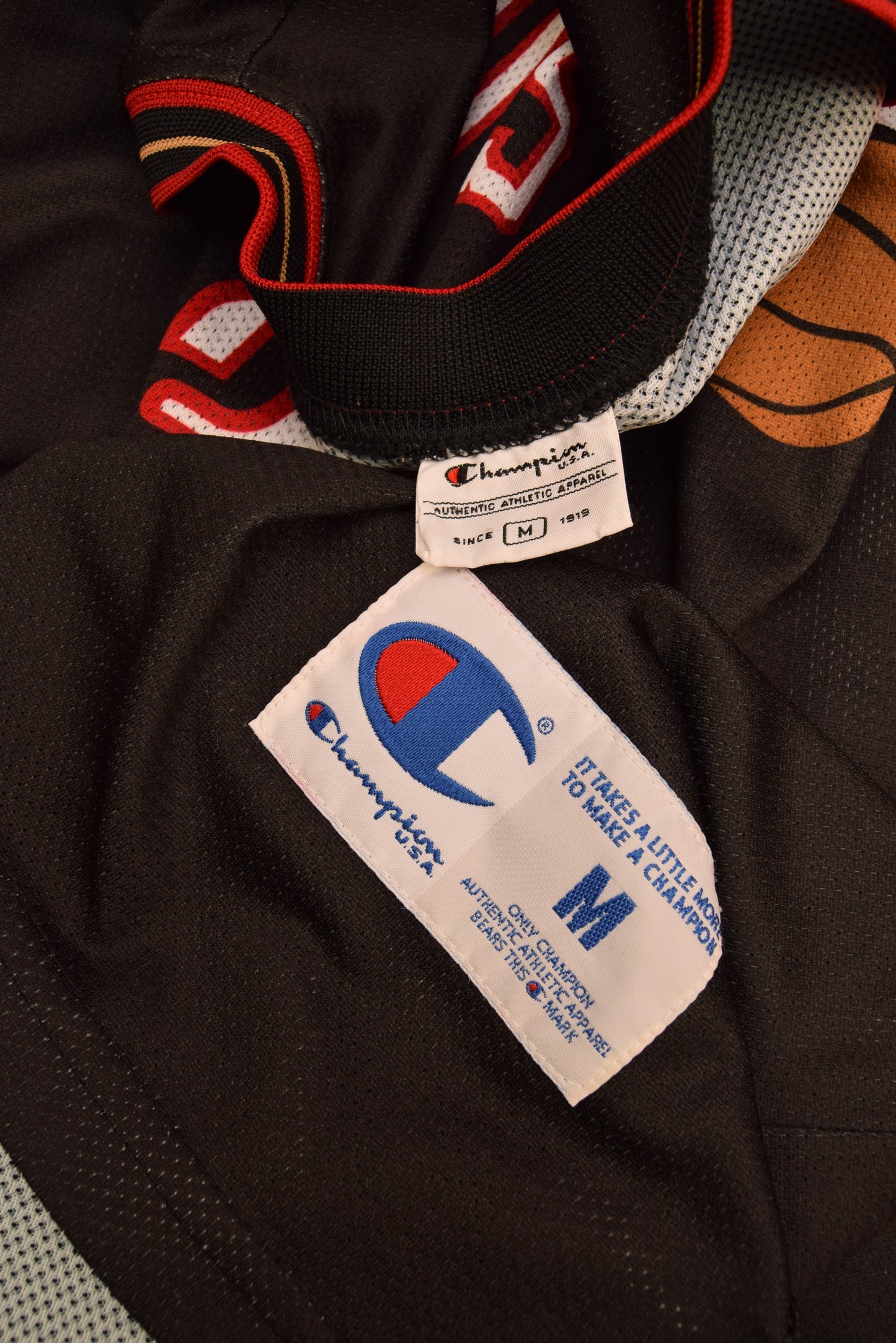 Allen Iverson Philadelphia 76ers Sixers Champion 2000 2001 2002 Away Basketball Jersey Black NBA Size M