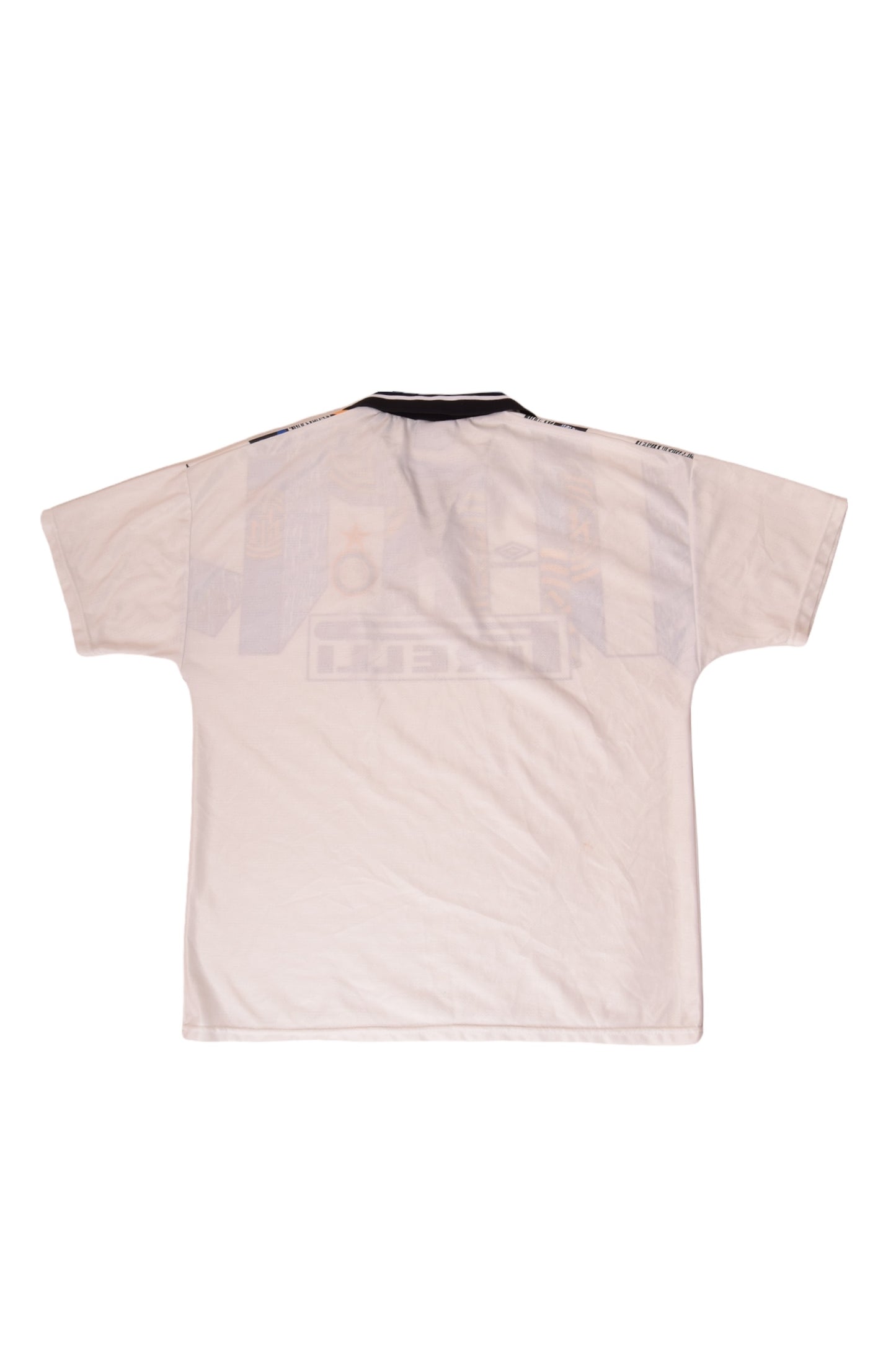 Inter Milano Umbro 1995 - 1996 Away Football Shirt White Pirelli Size L