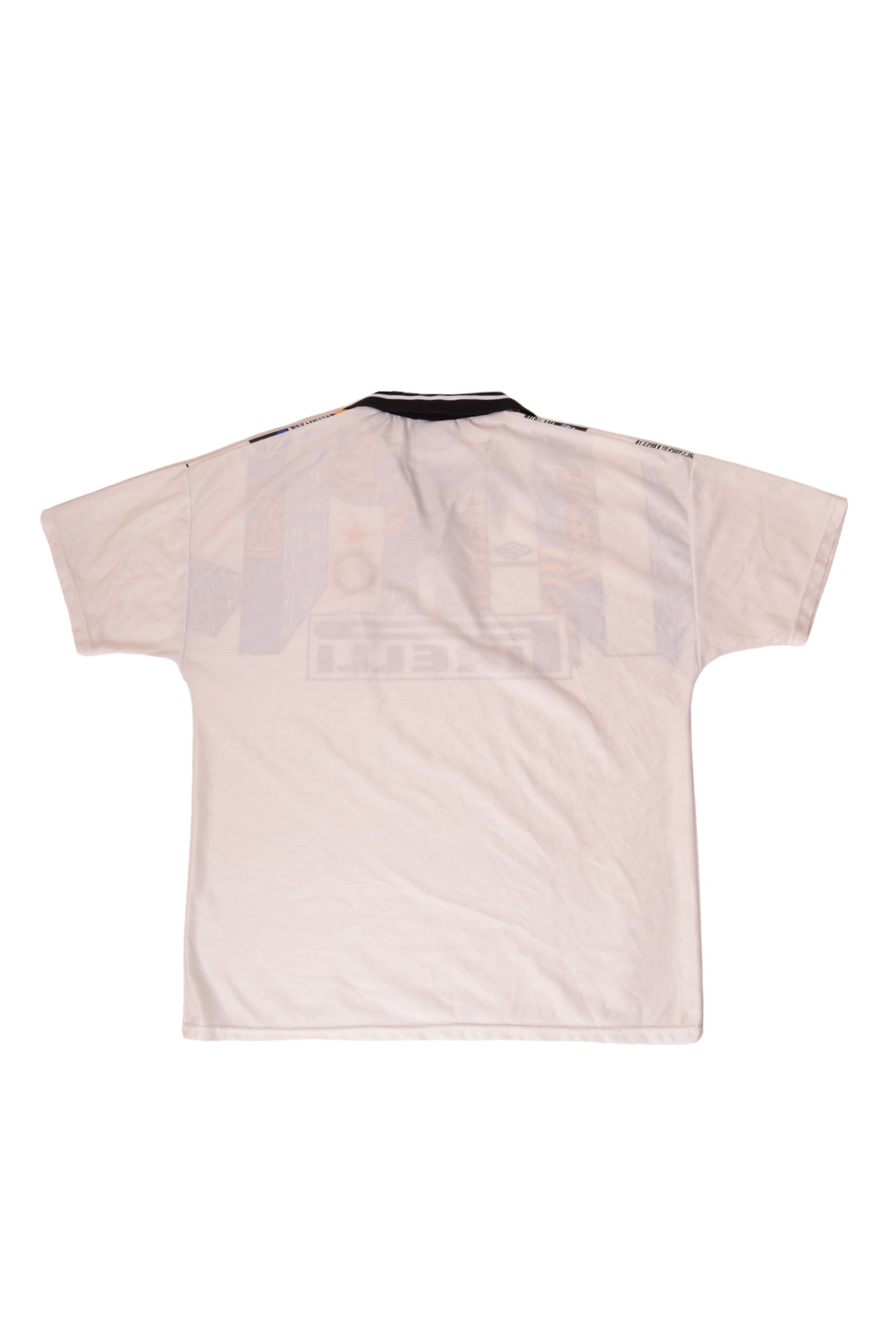 Inter Milano Umbro 1995 - 1996 Away Football Shirt White Pirelli Size L