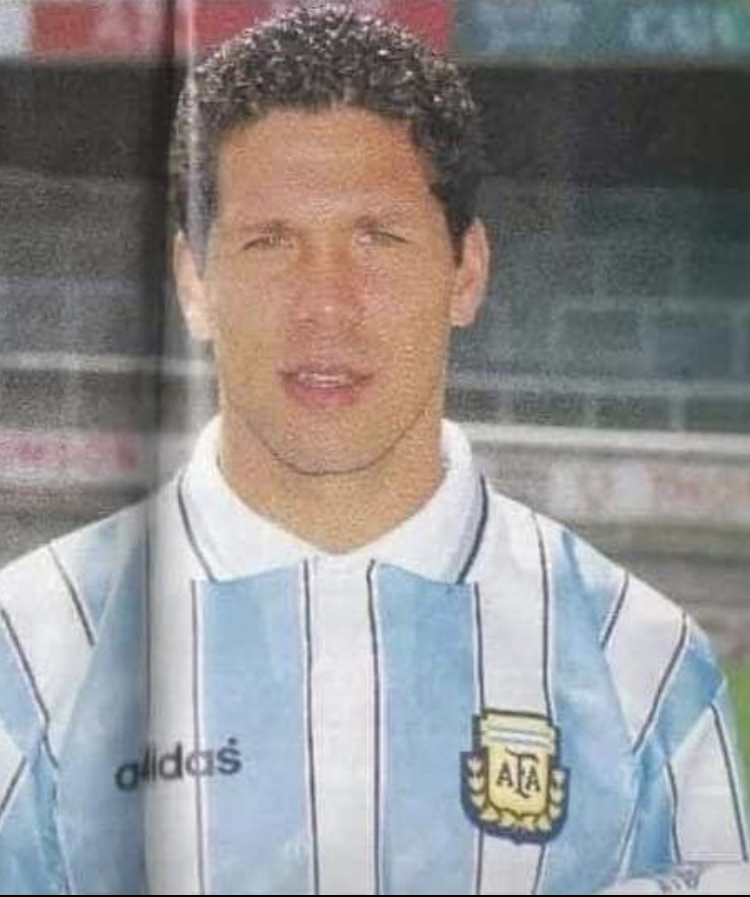 Vintage Argentina Adidas 1994-1995 Banned Home Shirt Size M Made in UK