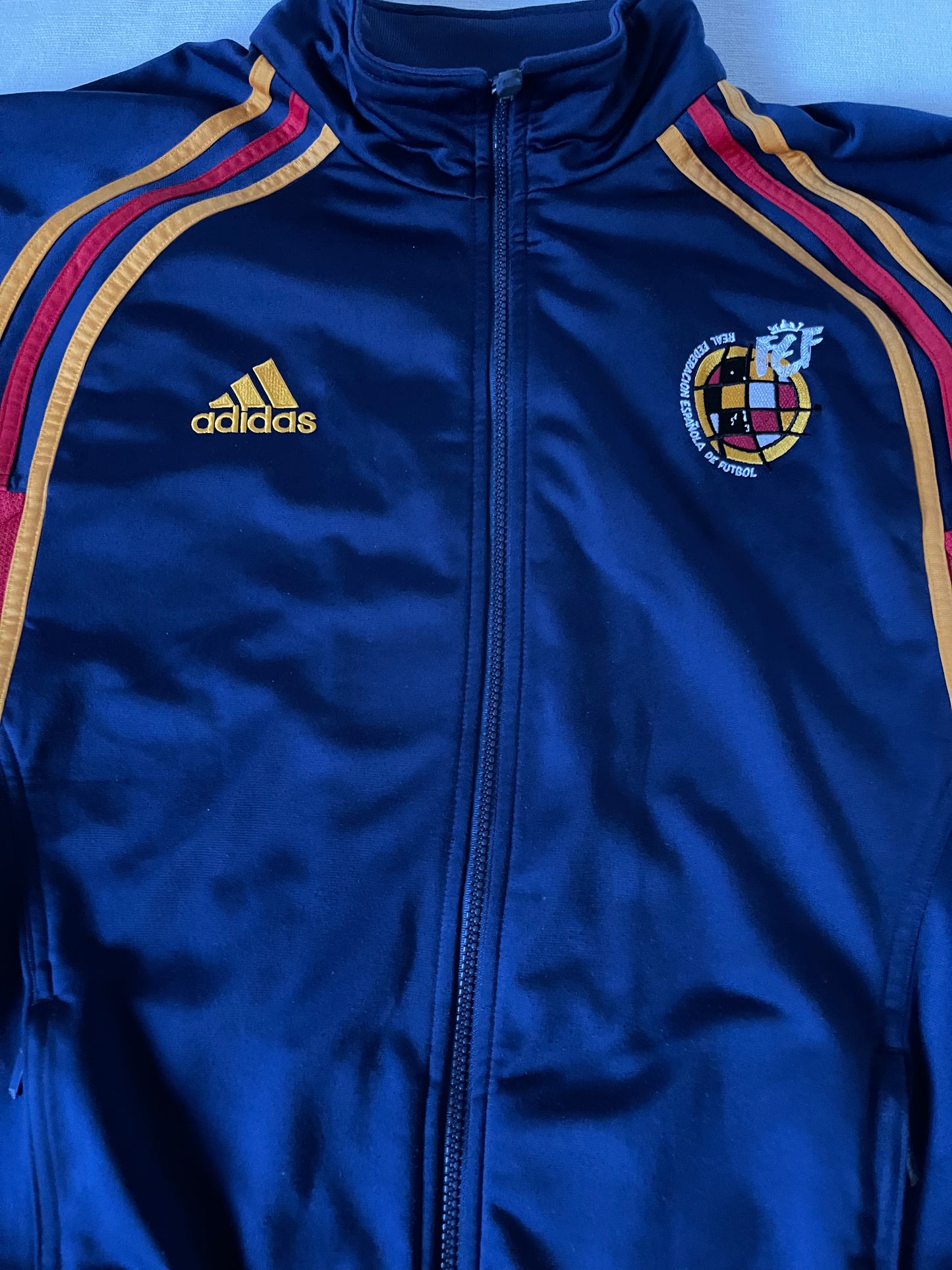 Spain España Adidas 2000-2001 Jacket Blue Red Yellow Size L FEF
