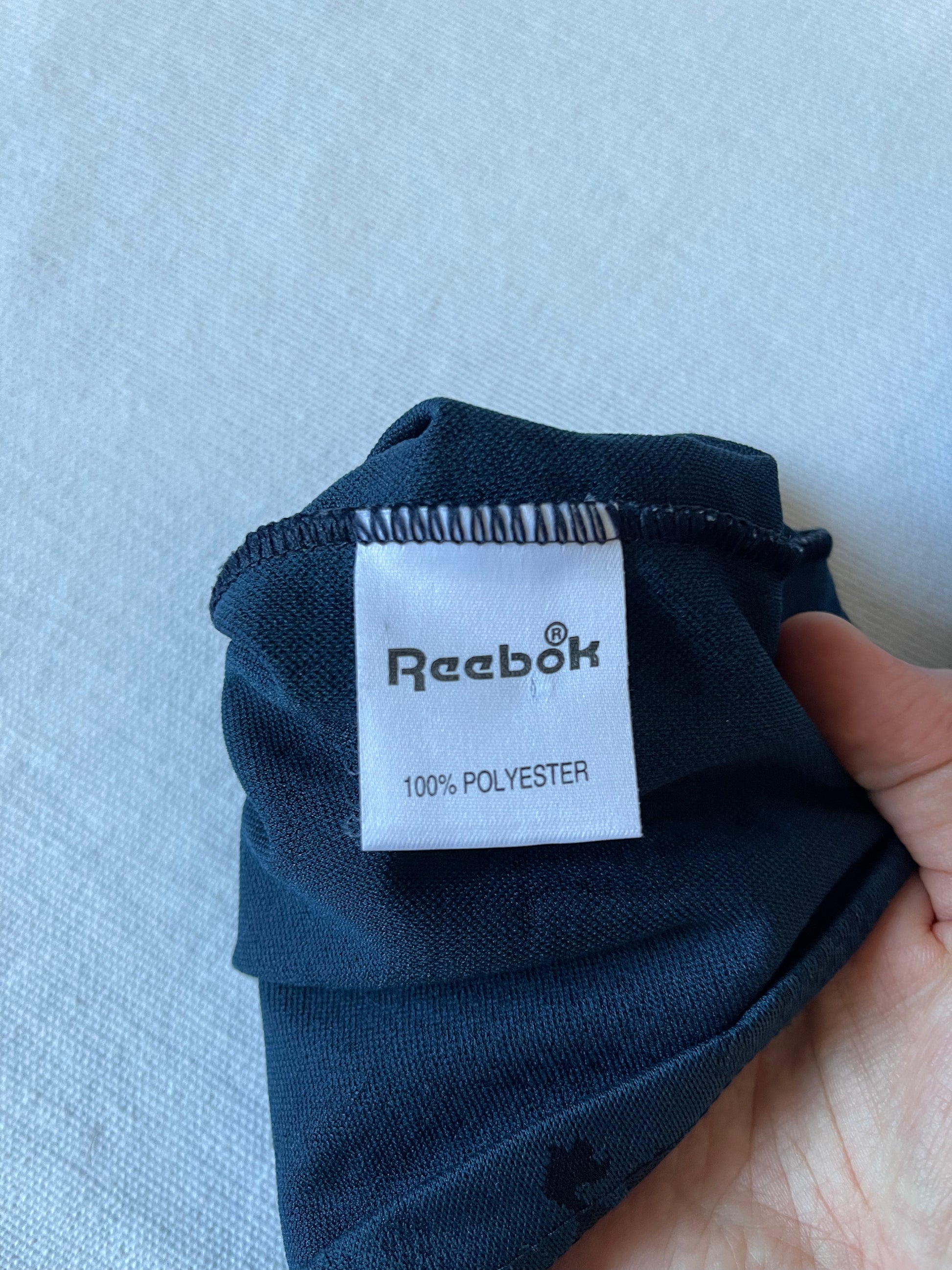 Vintage Aston Villa Reebok 1995-1996-1997 Away Football Shirt Blue AST Computer Size M