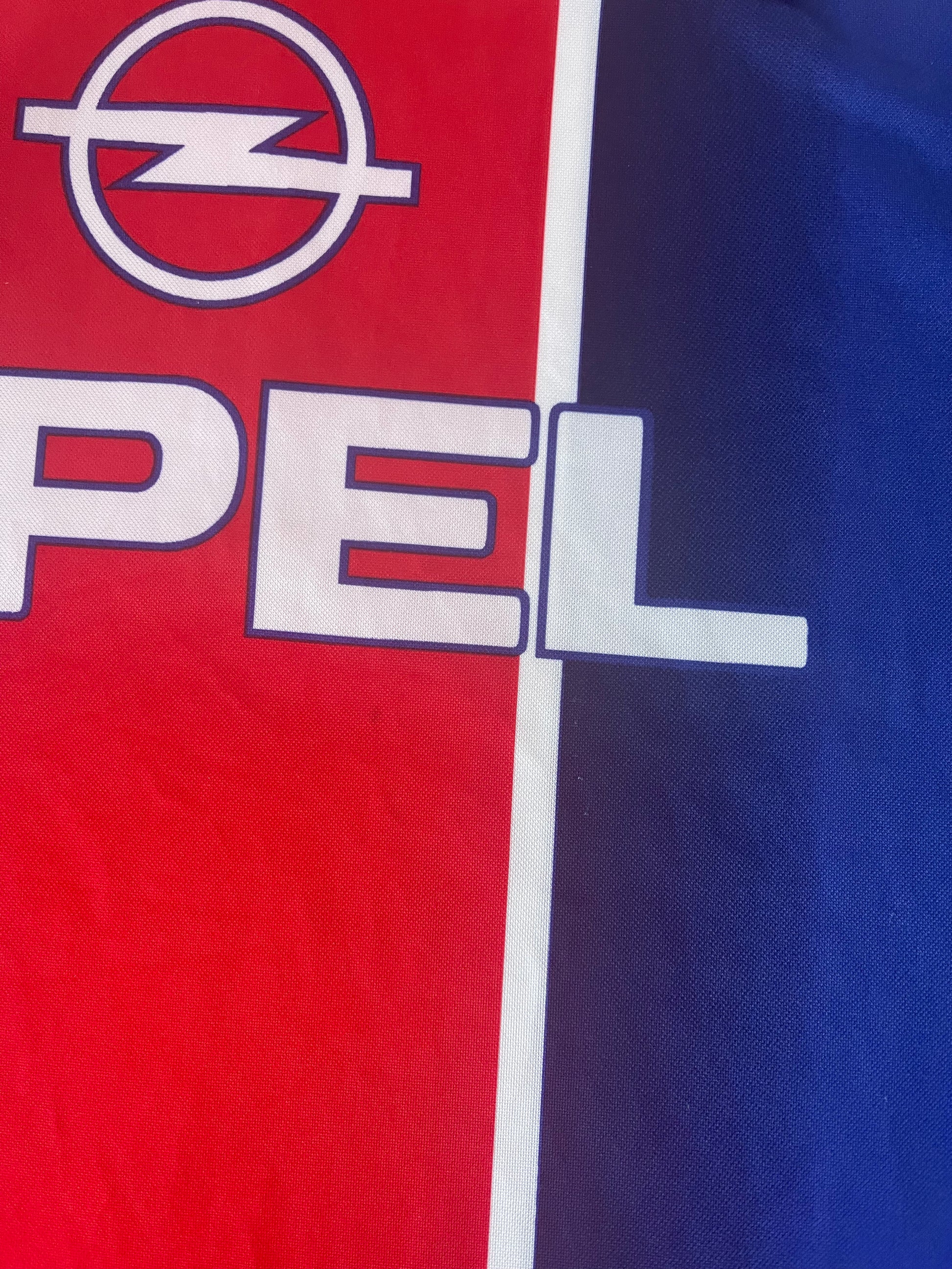 PSG Paris Saint Germain Nike 1998 - 1999 Home Football Opel Shirt Size L Made in UK Red Blue