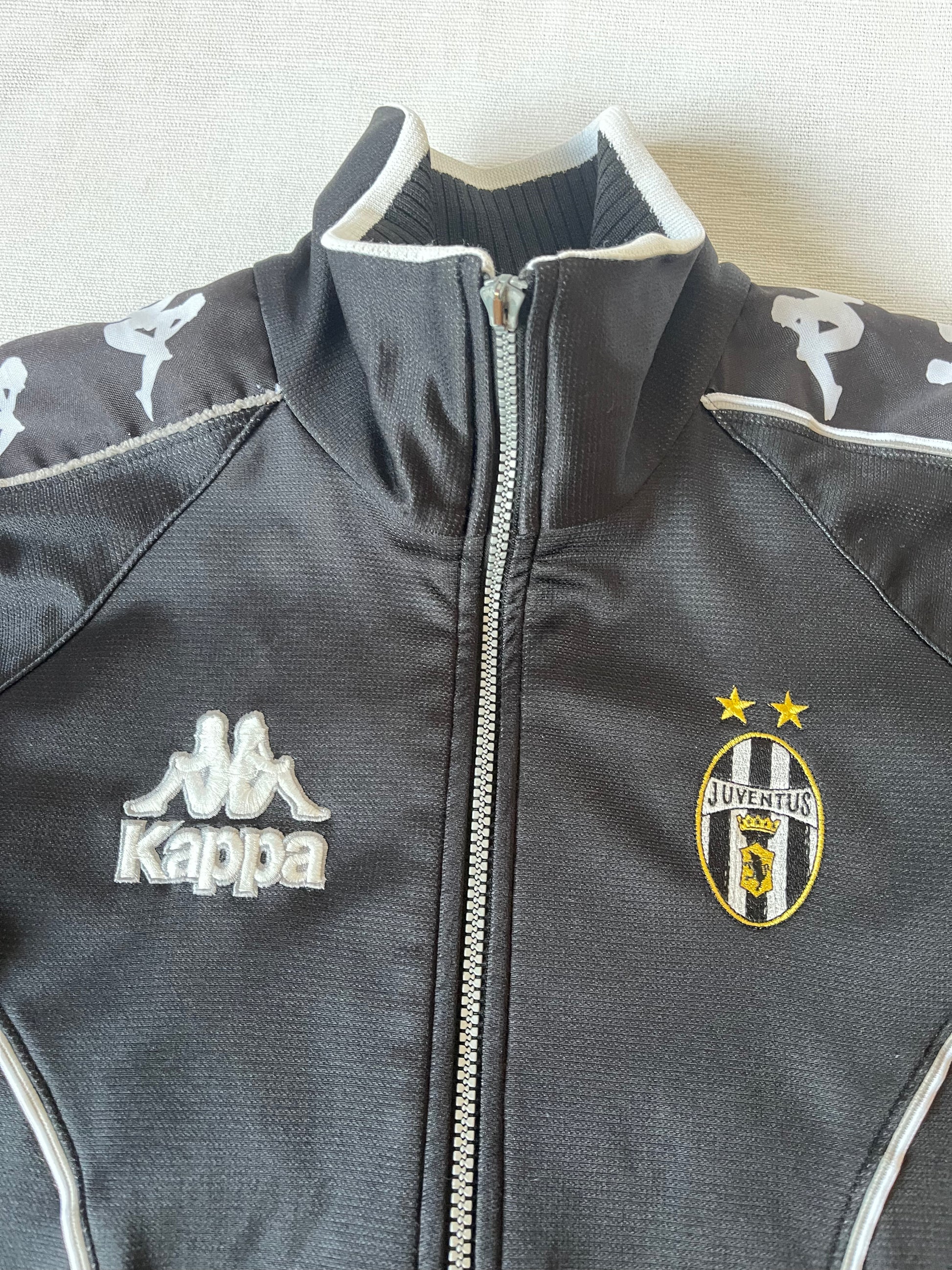 Vintage Juventus Kappa 1998-1999 Jacket Size L Black