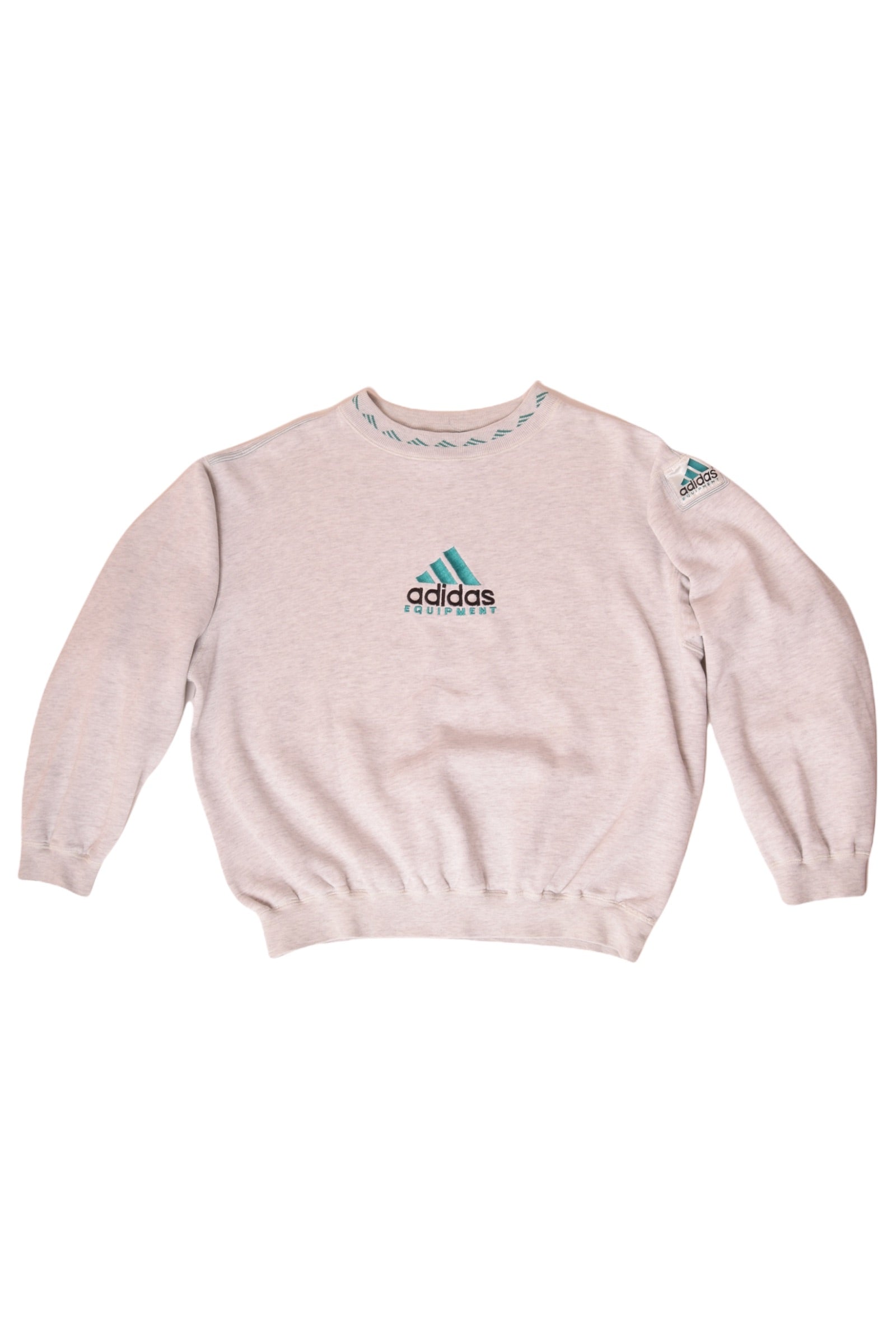 Vintage 90's Adidas Equipment Sweatshirt Crew Neck Grey Size XL