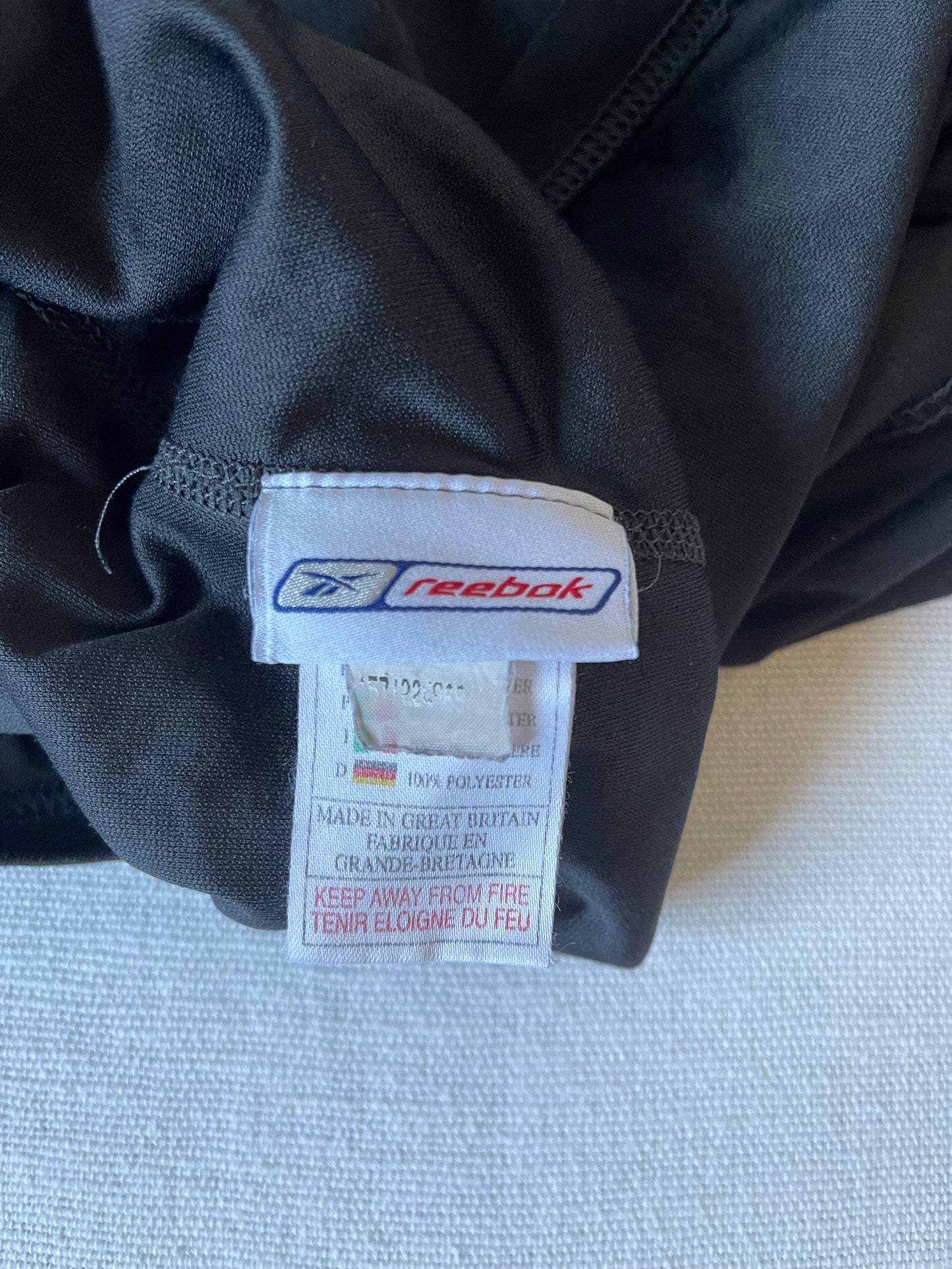 Liverpool Reebok 2002-2003 Away Football Shirt Carlsberg Black Size L HidroMove