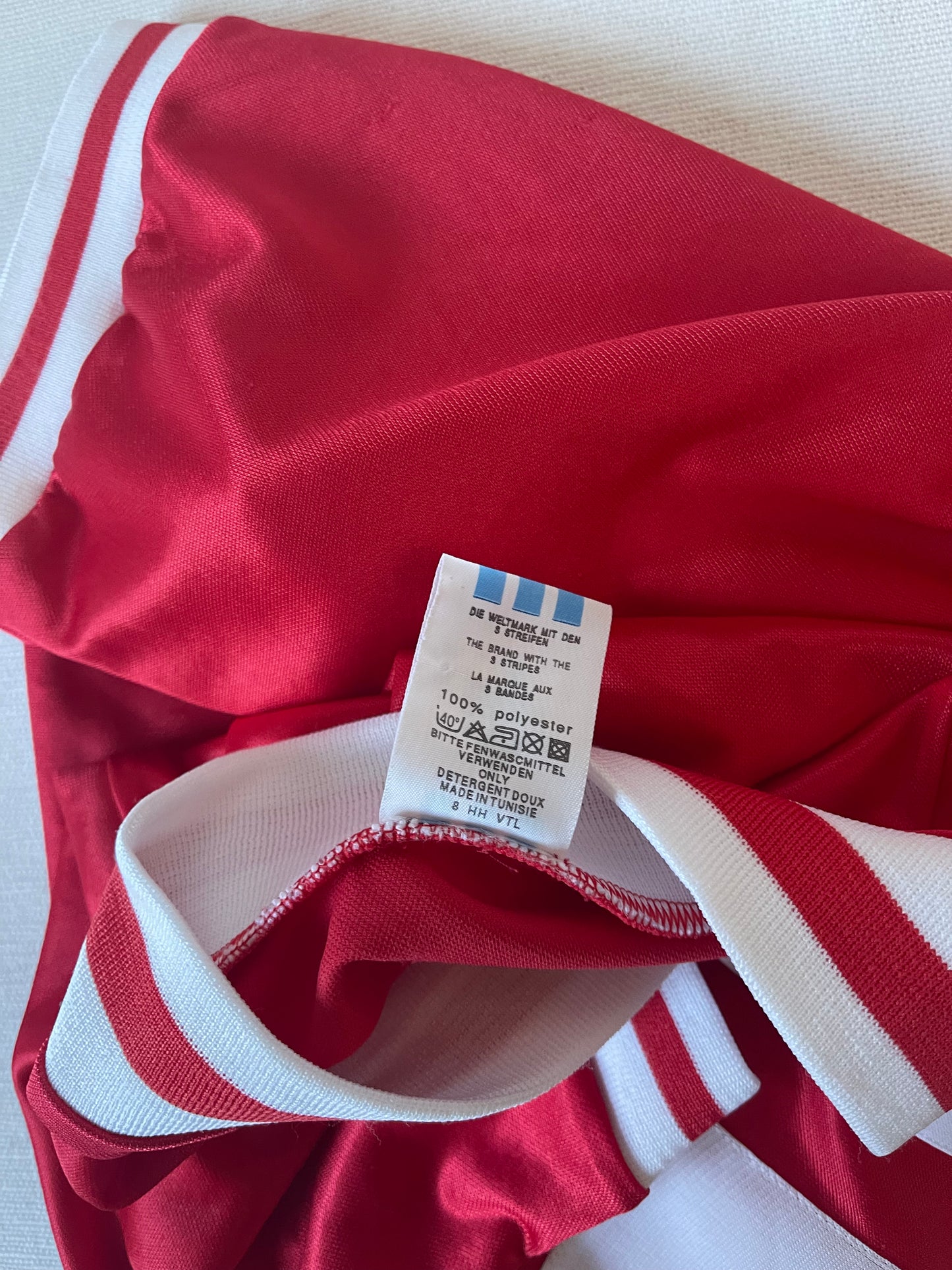 Vintage FCK Kaiserslaurten Adidas Equipment 1994-1995 Home Football Shirt Size S-M Red Oki Druker und Fax