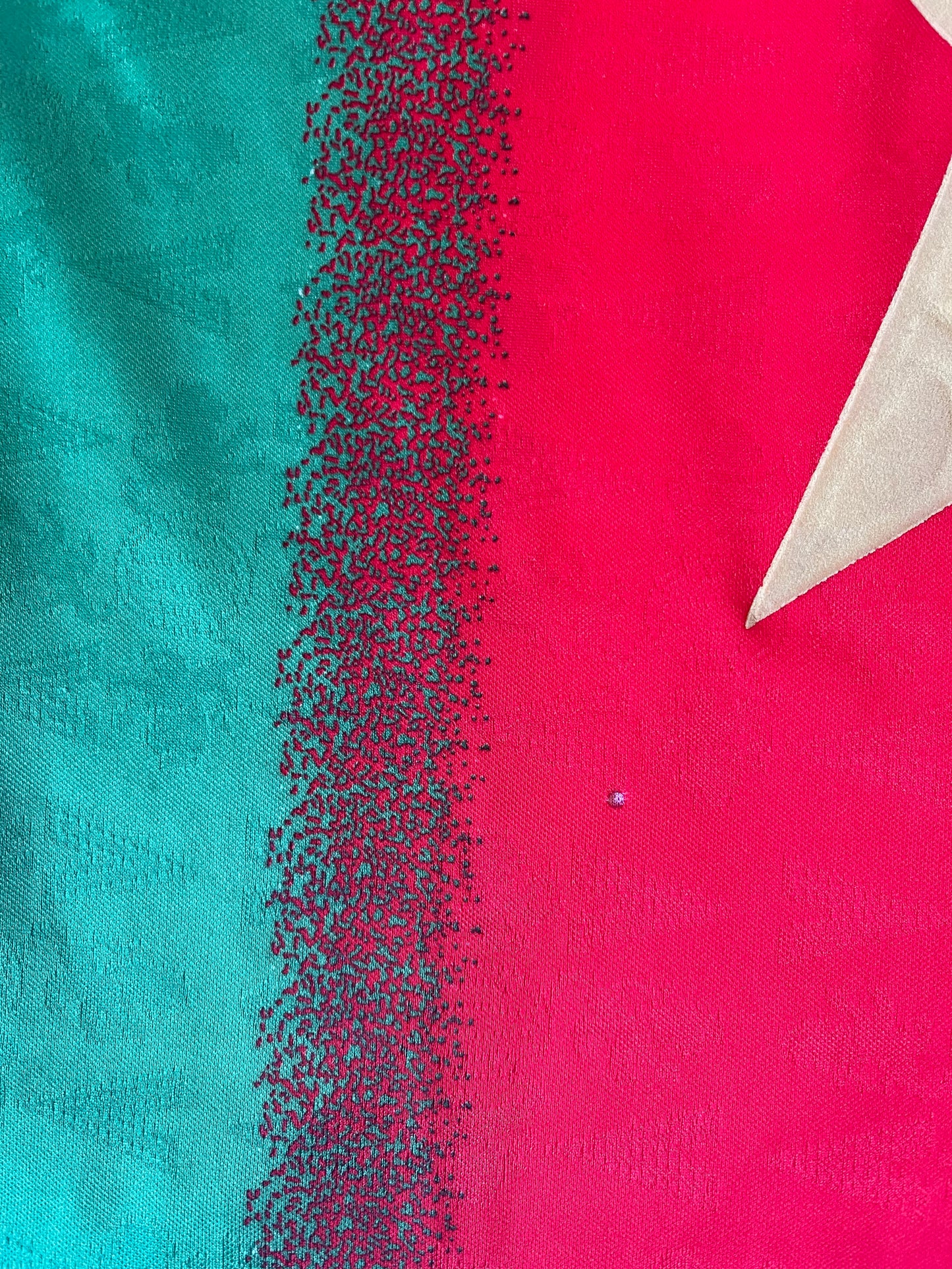 Vintage Cameroon Mitre 1994 - 1995 Home Football Shirt Size M Red Yellow Green Made in UK