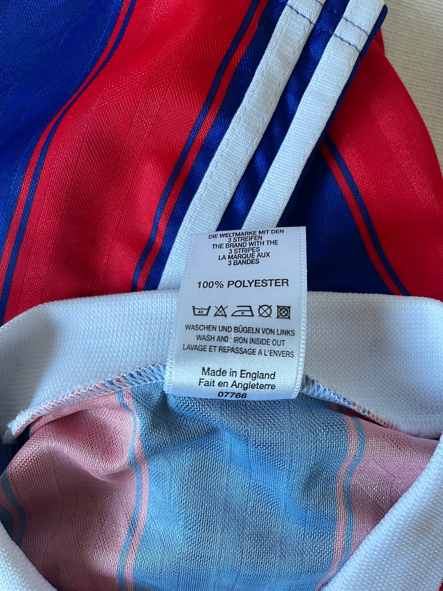 Bayern Munchen Munich Jürgen Klinsmann Adidas 1995 - 1997 Home Football Shirt #18 Opel Red Blue Size L Made in England