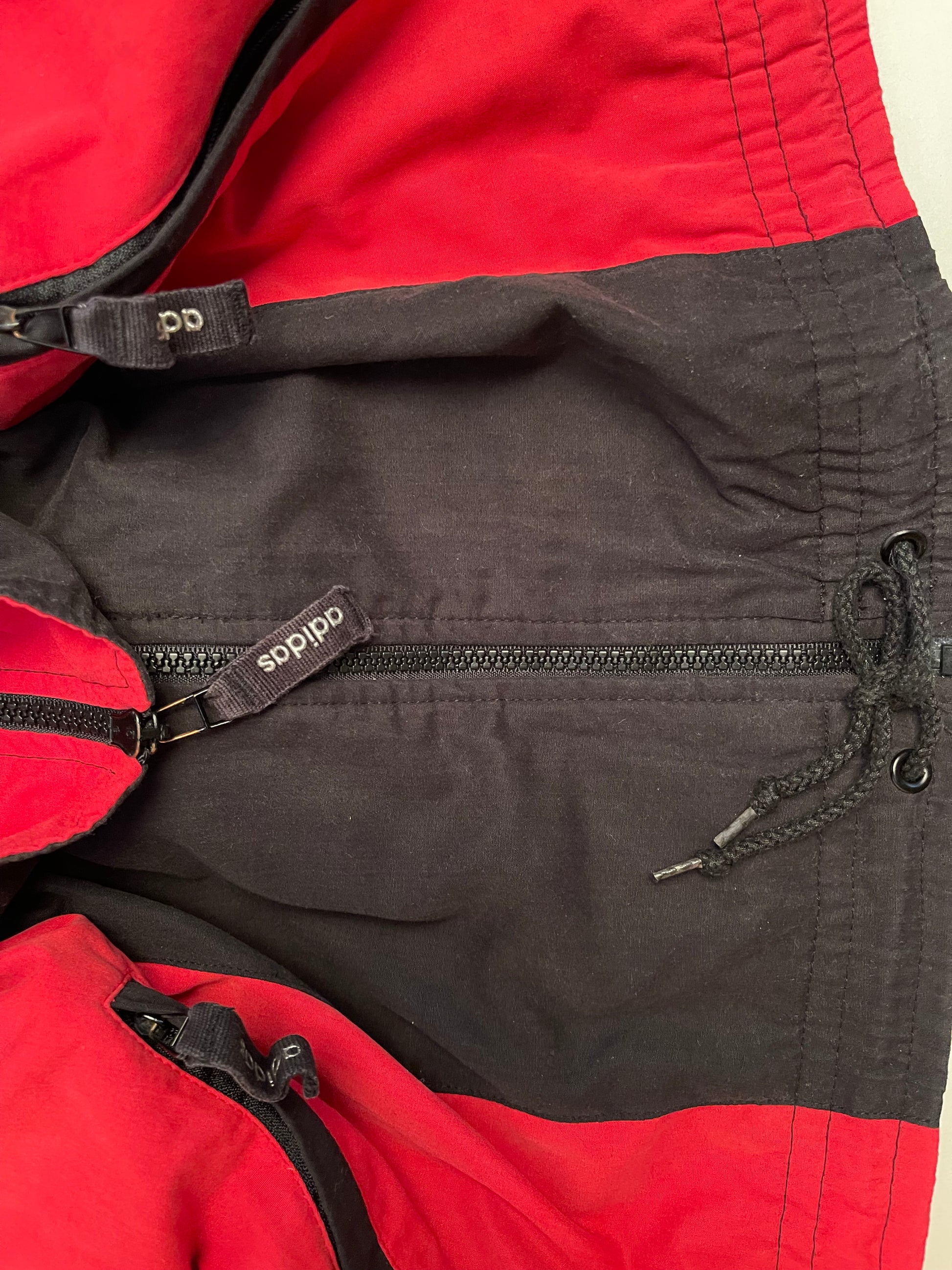 Vintage 90's Adidas Jacket Size XL-XXL Red Black