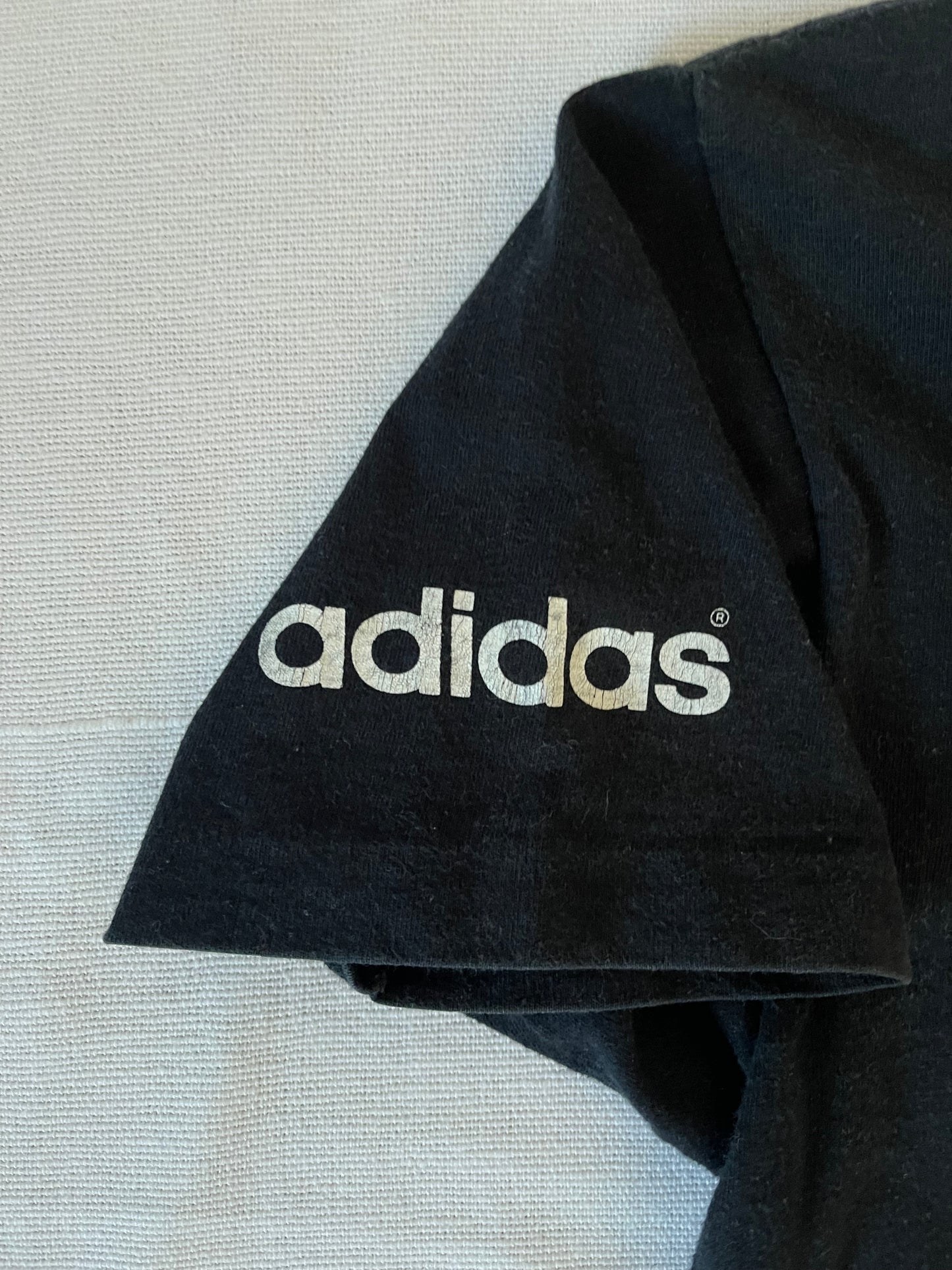Vintage Adidas Streetball Challenge 1993 T-Shirt Black Made in USA Size M 100% Cotton