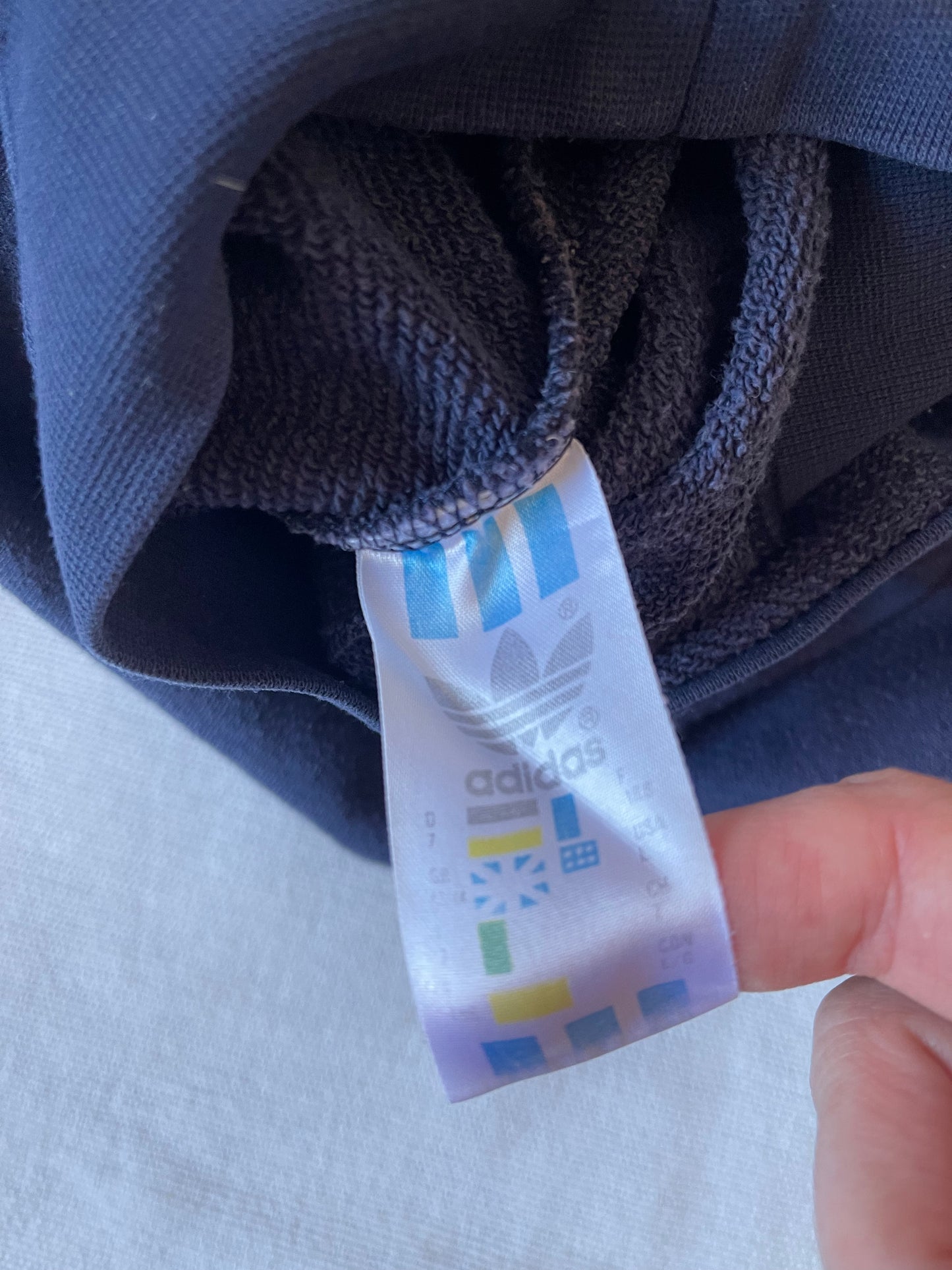 Vintage 90's Adidas Trefoil Sweatshirt Crew Neck Size L-XL Blue