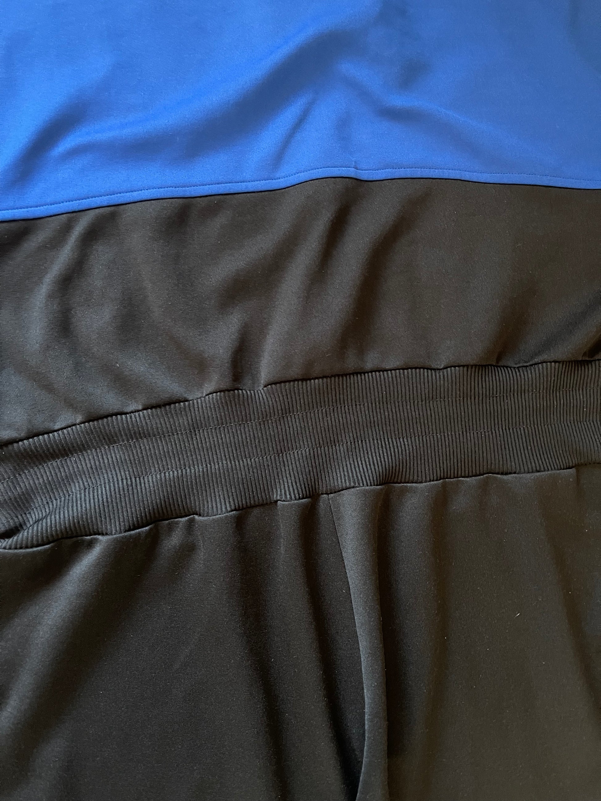 Vintage 90's Adidas Jumpsuit Blue Black Size L