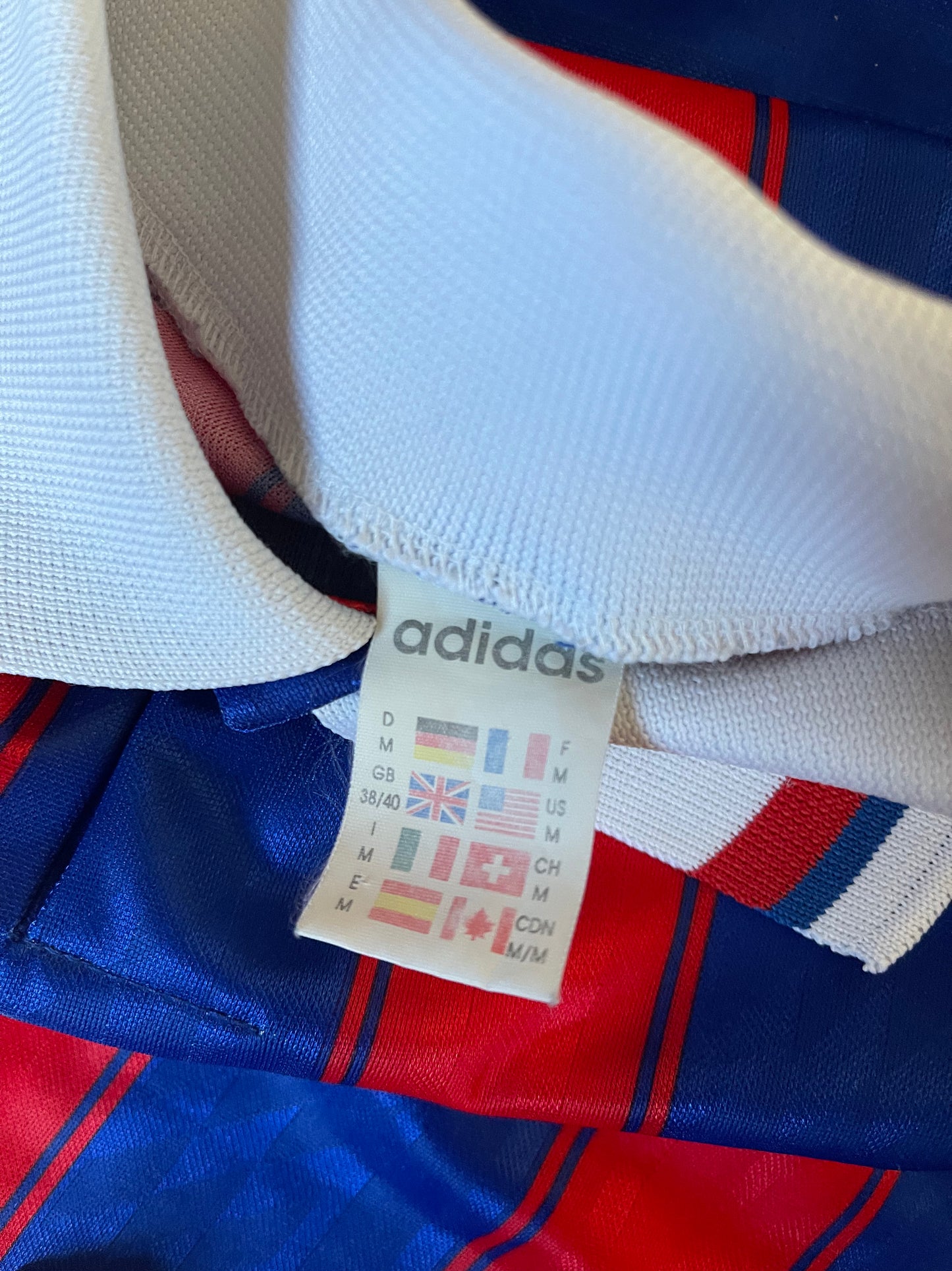 Vintage Bayern Munchen Adidas 1995 - 1997 Home Football Shirt Mehmet Scholl #7 Opel Size M