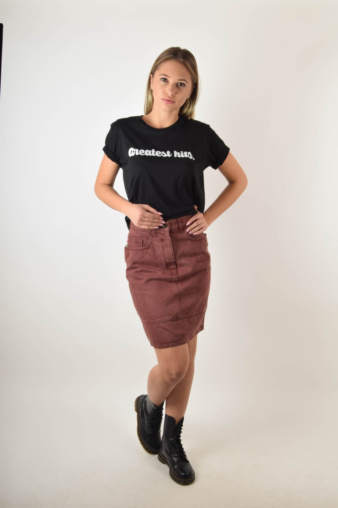 Vintage Moschino Denim Skirt Made in Italy