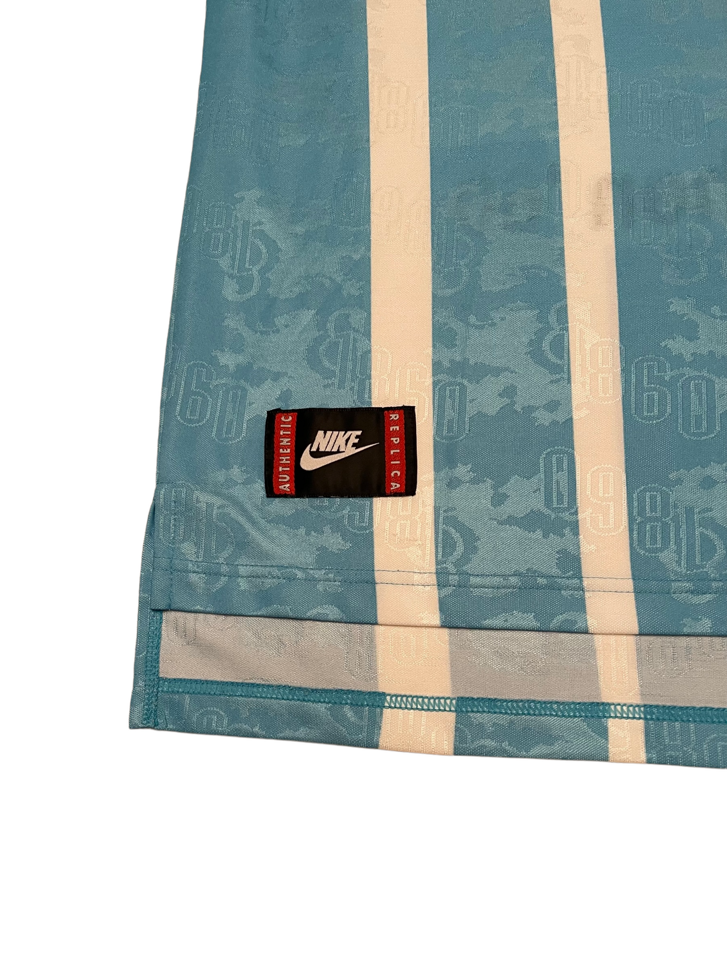 TSV München Munich 1860 Nike Premier 1996 - 1997 Home Football Shirt Size M Lowenbrau White Blue