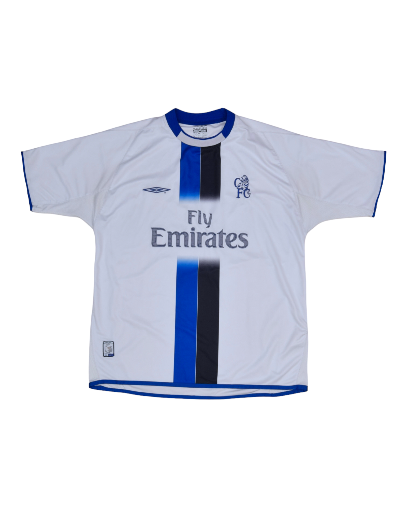 Chelsea Umbro 2003 2004 Away Football Shirt Size XL White Fly
