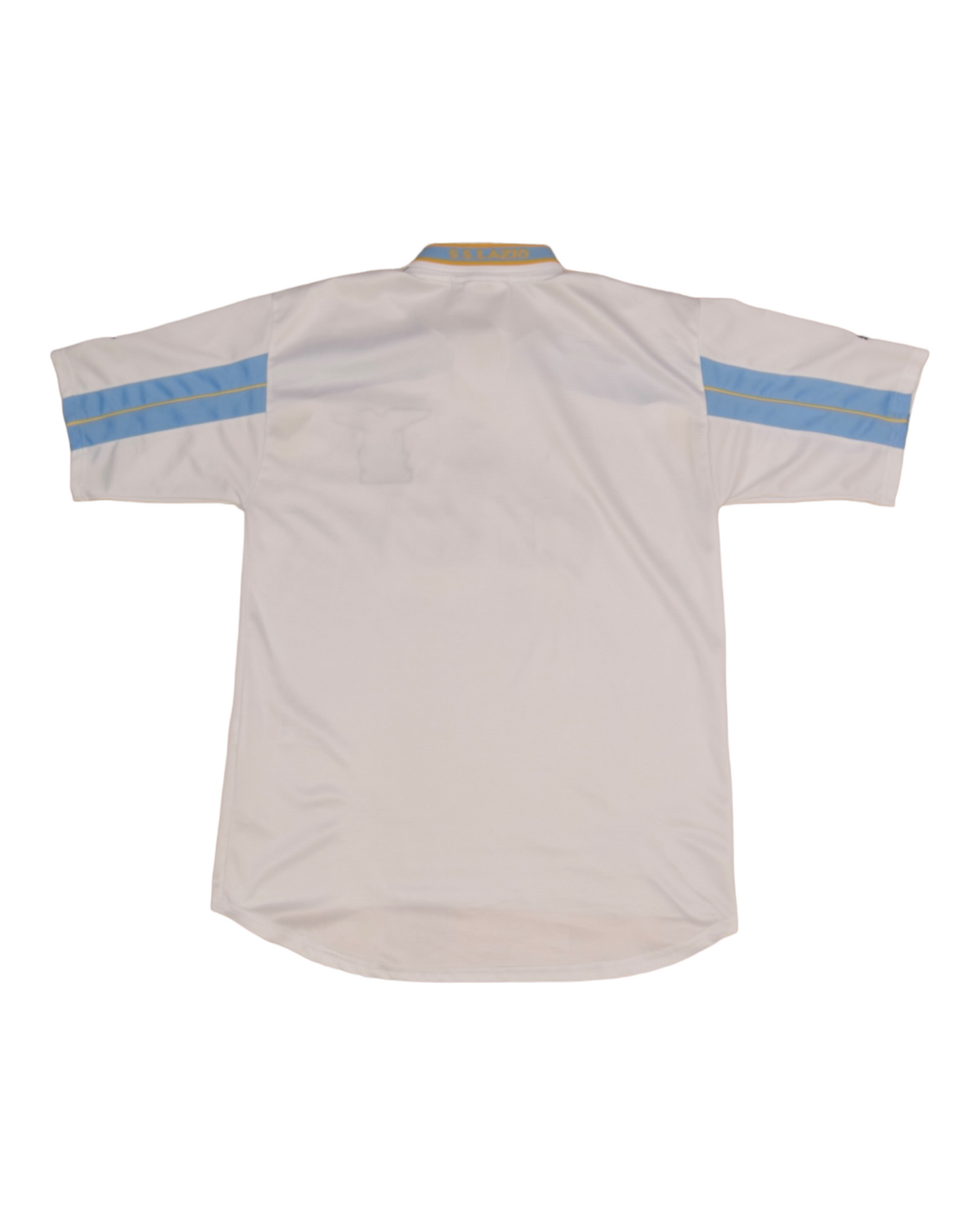 SS Lazio Roma Puma 1999-2000 Away Football Shirt White 1900-2000 Anniversary Centenary Cirio Size L