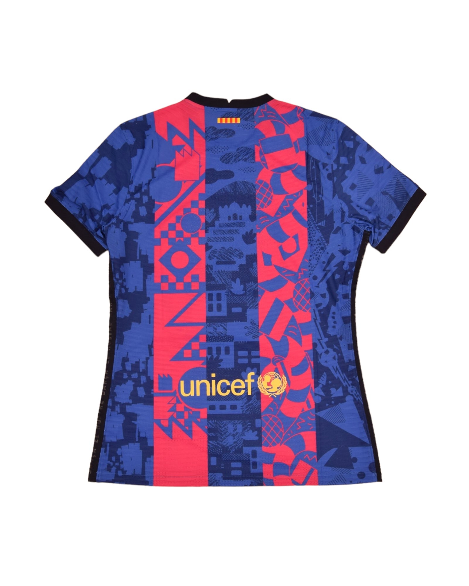 Authentic New Barcelona Nike 2021 - 2022 Home Champions League Third Football Shirt Deadstock BN Rakuten Size L Red Blue DRI FIT ADV